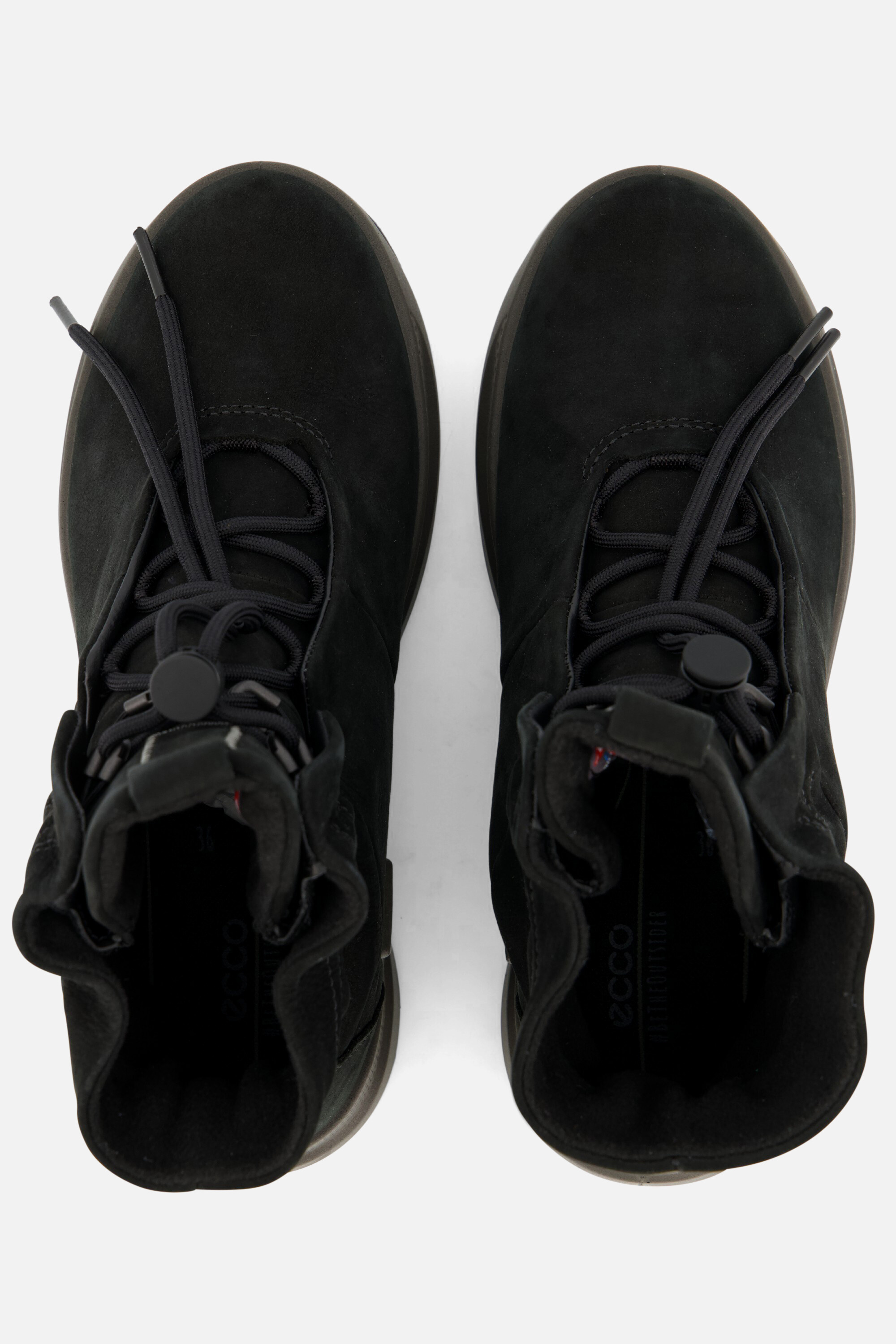 Ecco Solice Veterboots zwart Nubuck afbeelding 2