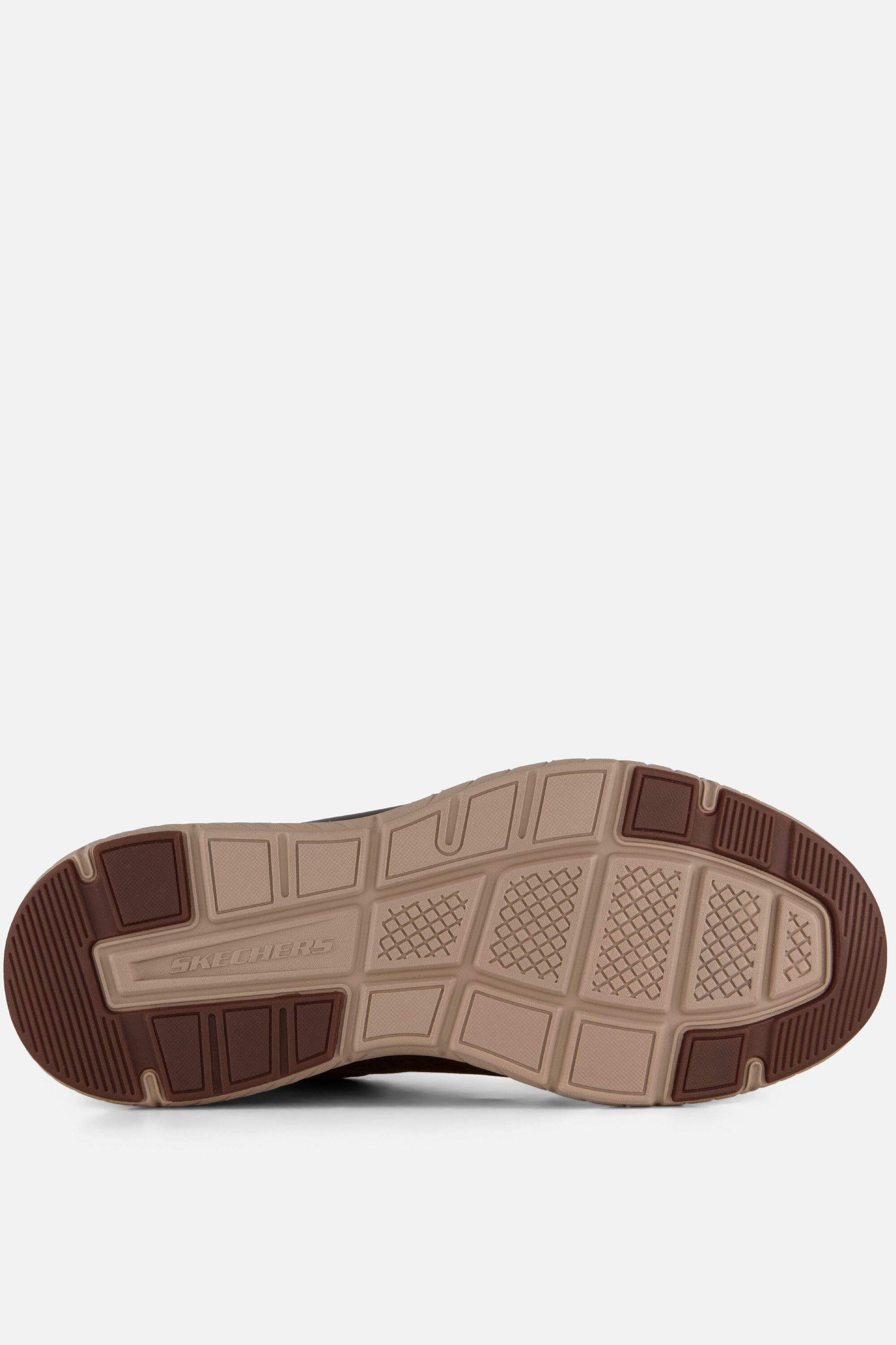 Skechers Arch Fit Crosser Sneakers bruin Leer afbeelding 3