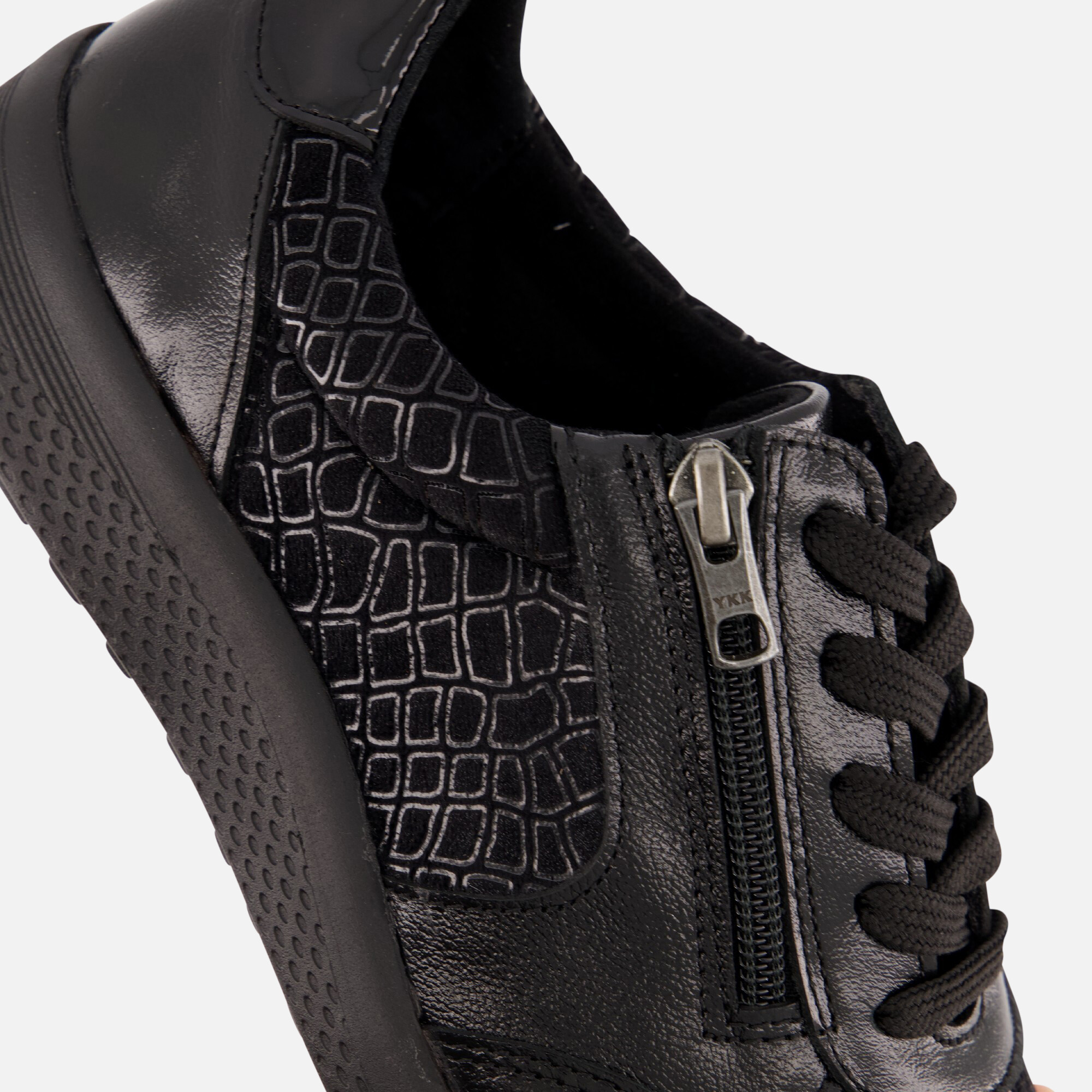 Feyn Stretch Sneakers zwart Synthetisch afbeelding 4