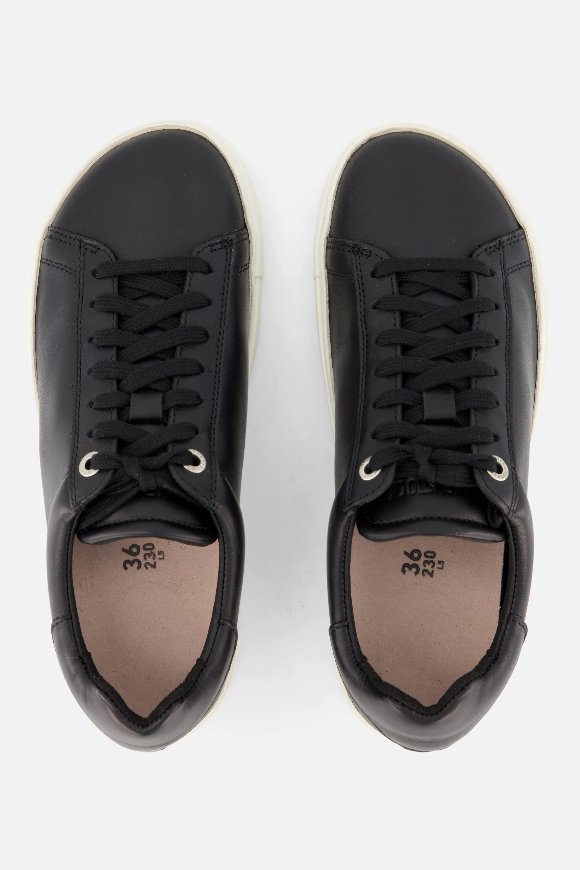 Birkenstock Bend Low Sneakers zwart Leer afbeelding 2