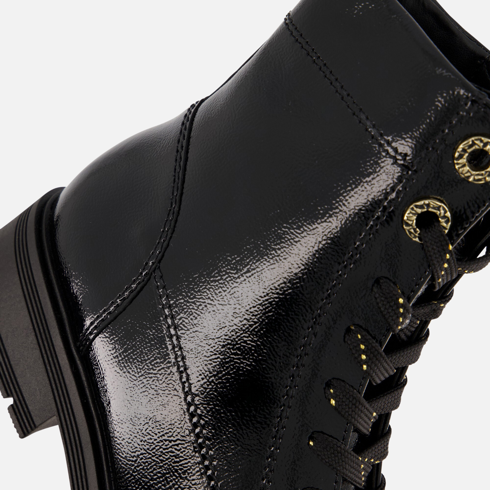 Gabor Veterboots zwart Lak afbeelding 4