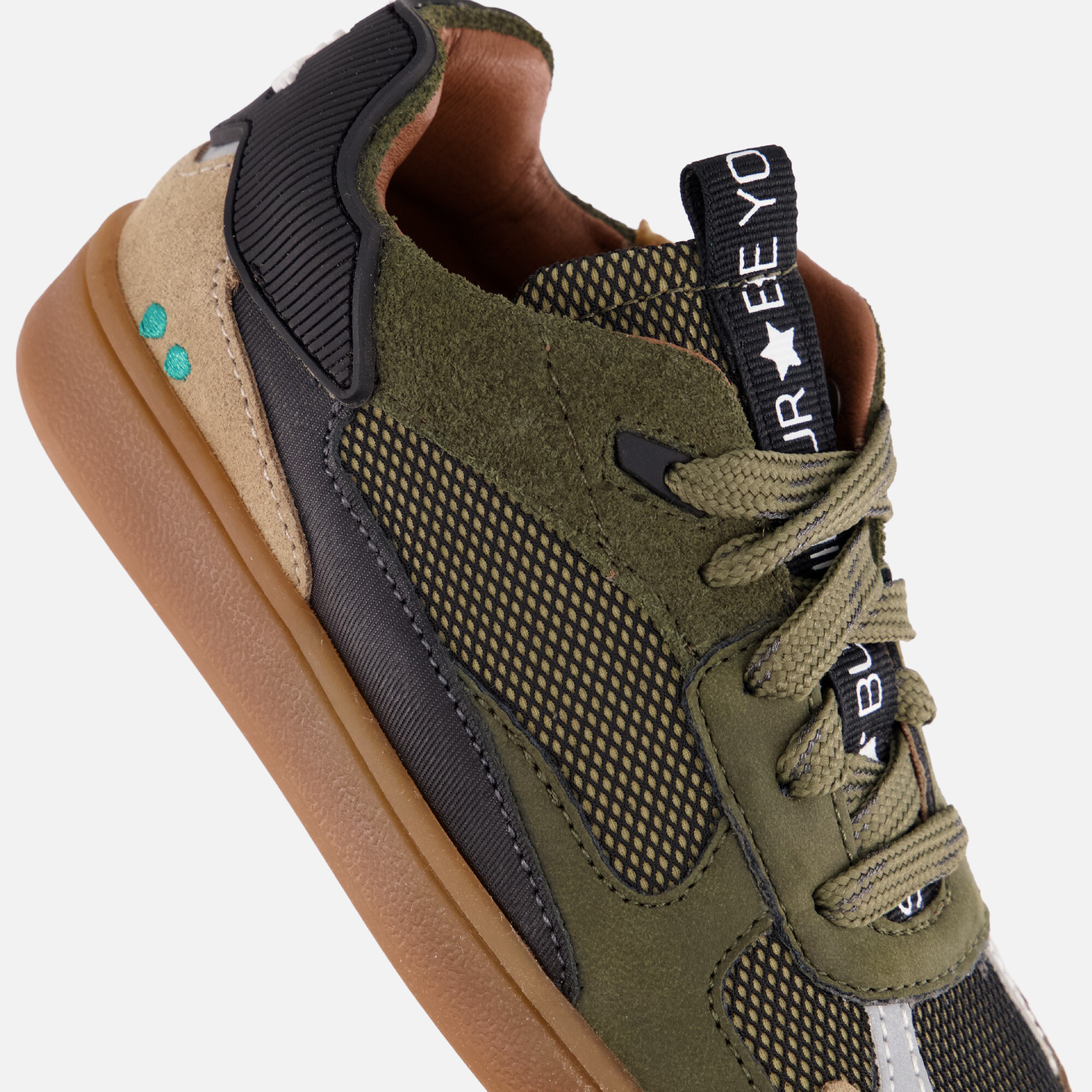 BunniesJR Sjors Sprinter Sneakers taupe Leer afbeelding 4