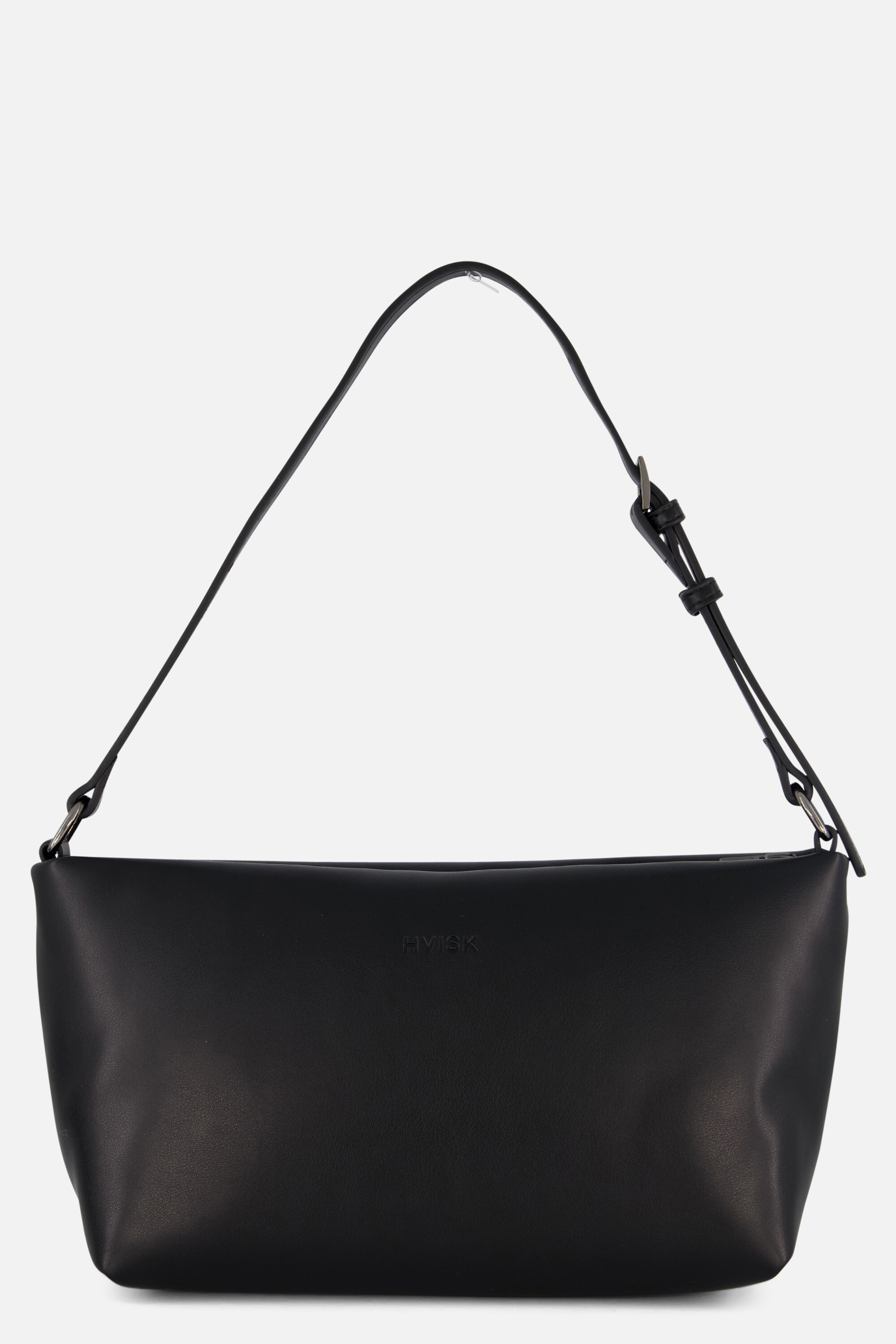 Hvisk Gil Soft Structure Tas zwart Leer afbeelding 3