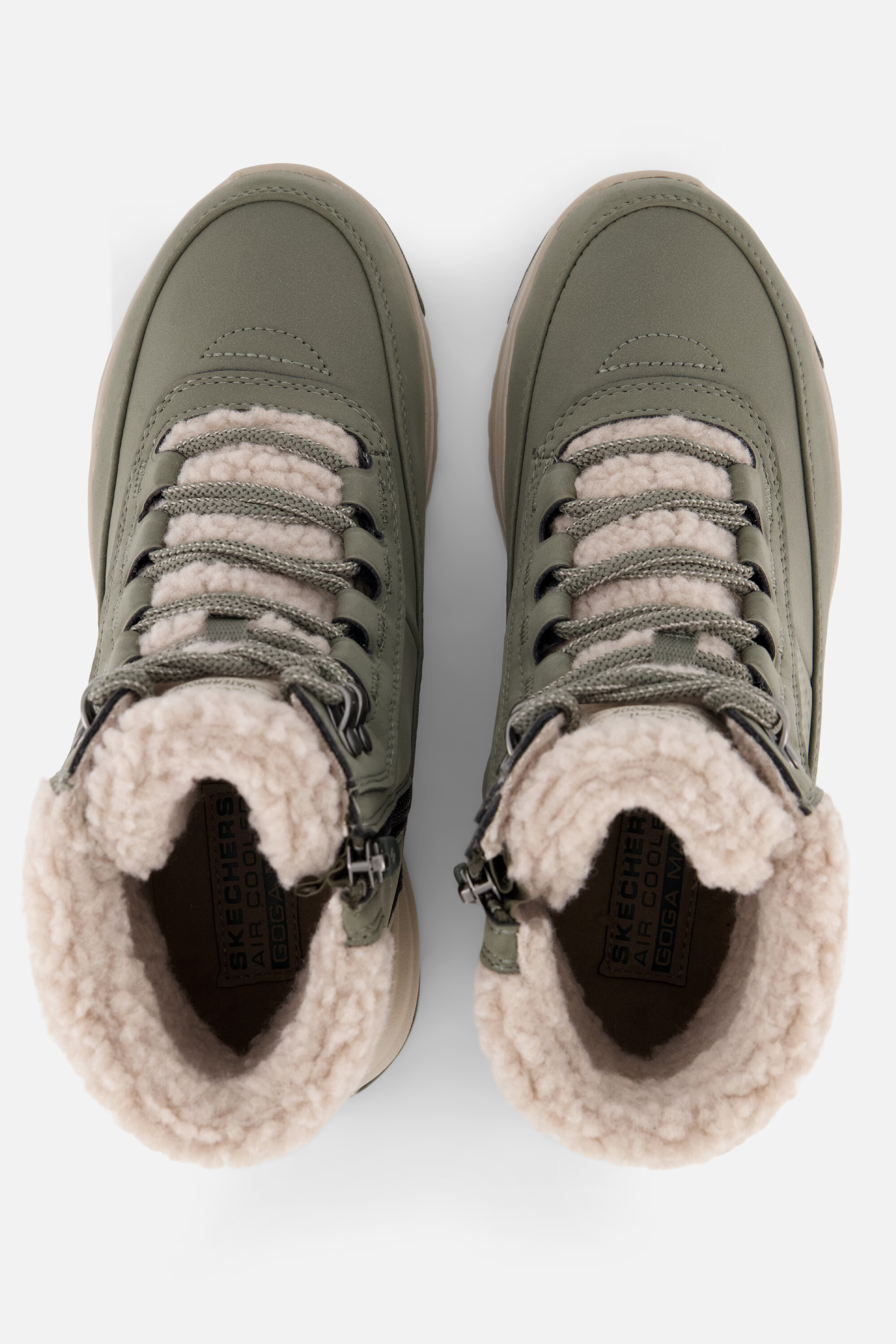 Skechers On The Go Veterboots groen Synthetisch afbeelding 2