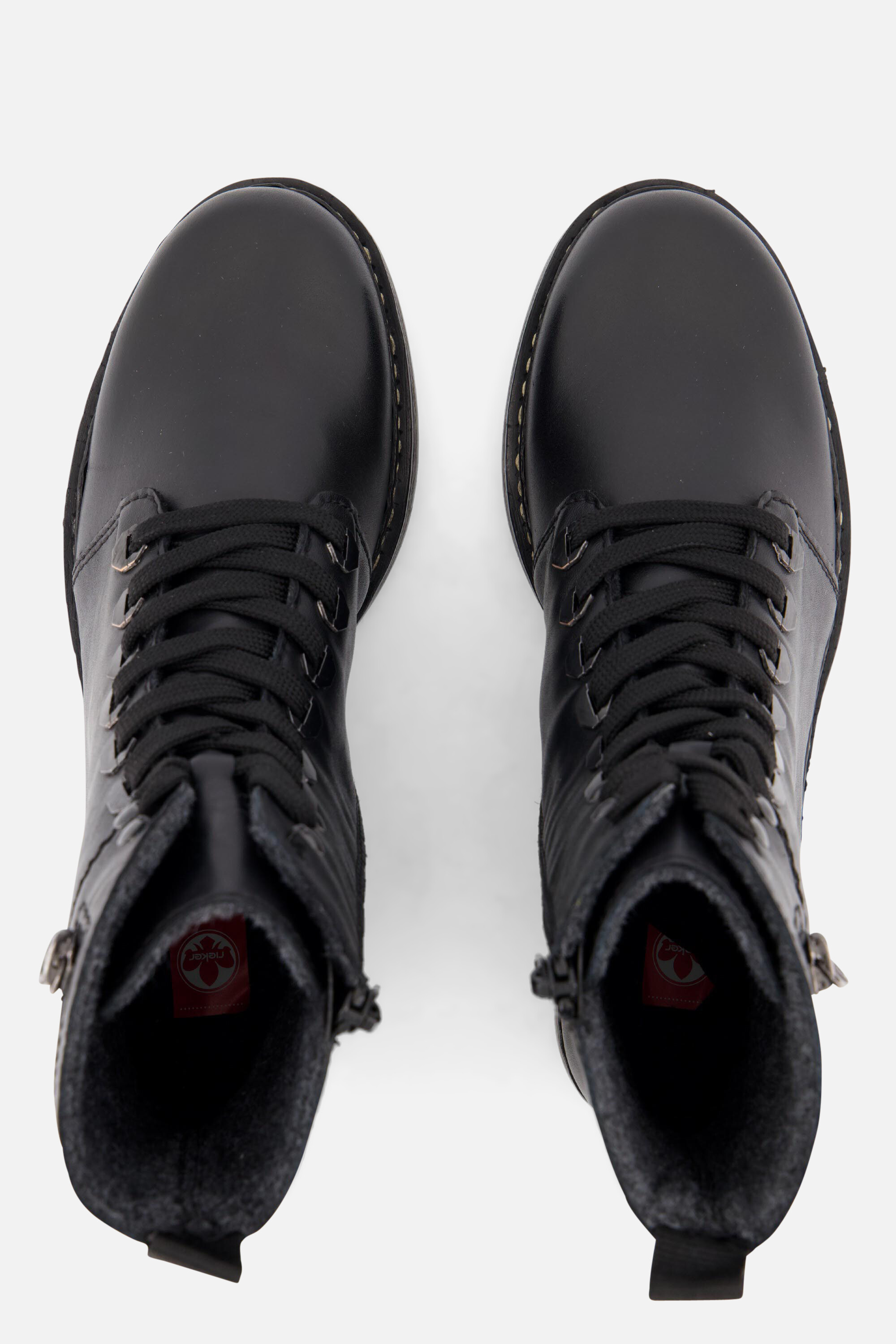 Rieker Veterboots zwart Synthetisch afbeelding 2