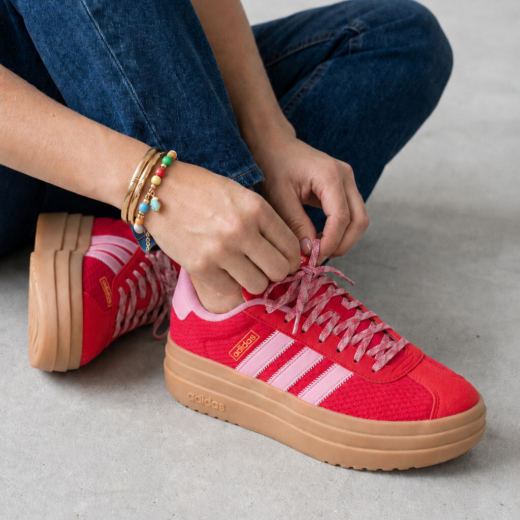 Adidas Adidas VL Court Bold Sneakers rood