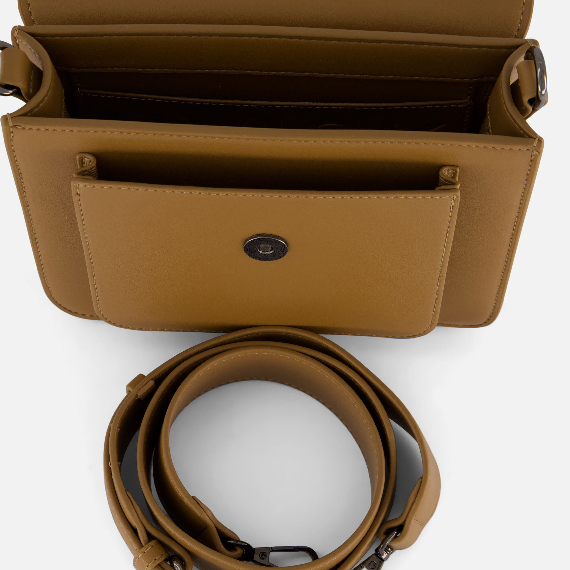 Hvisk Cayman Pocket Soft Structure Tas bruin afbeelding 2