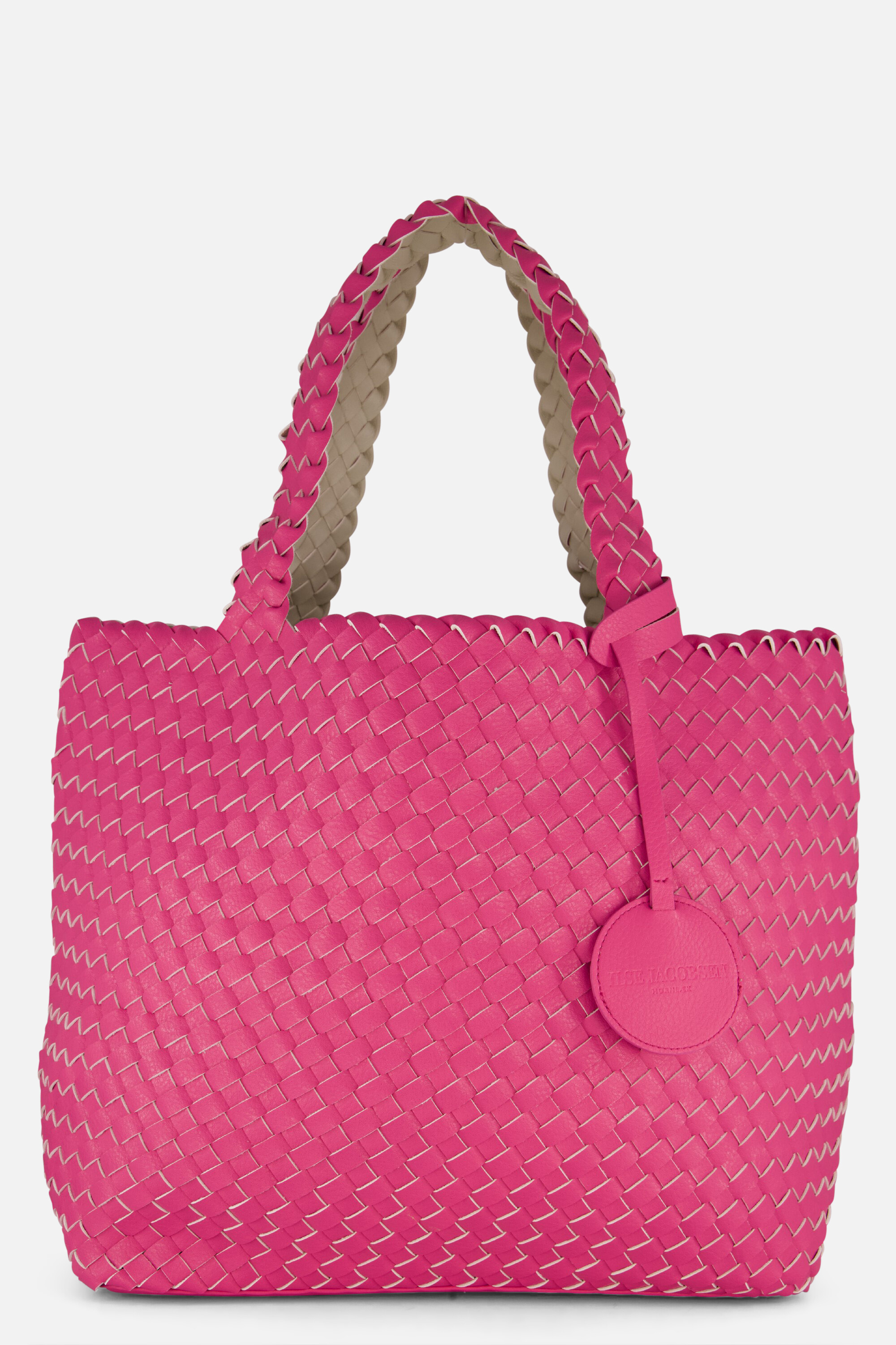 Ilse Jacobsen Reversible Tas roze Imitatieleer afbeelding 3