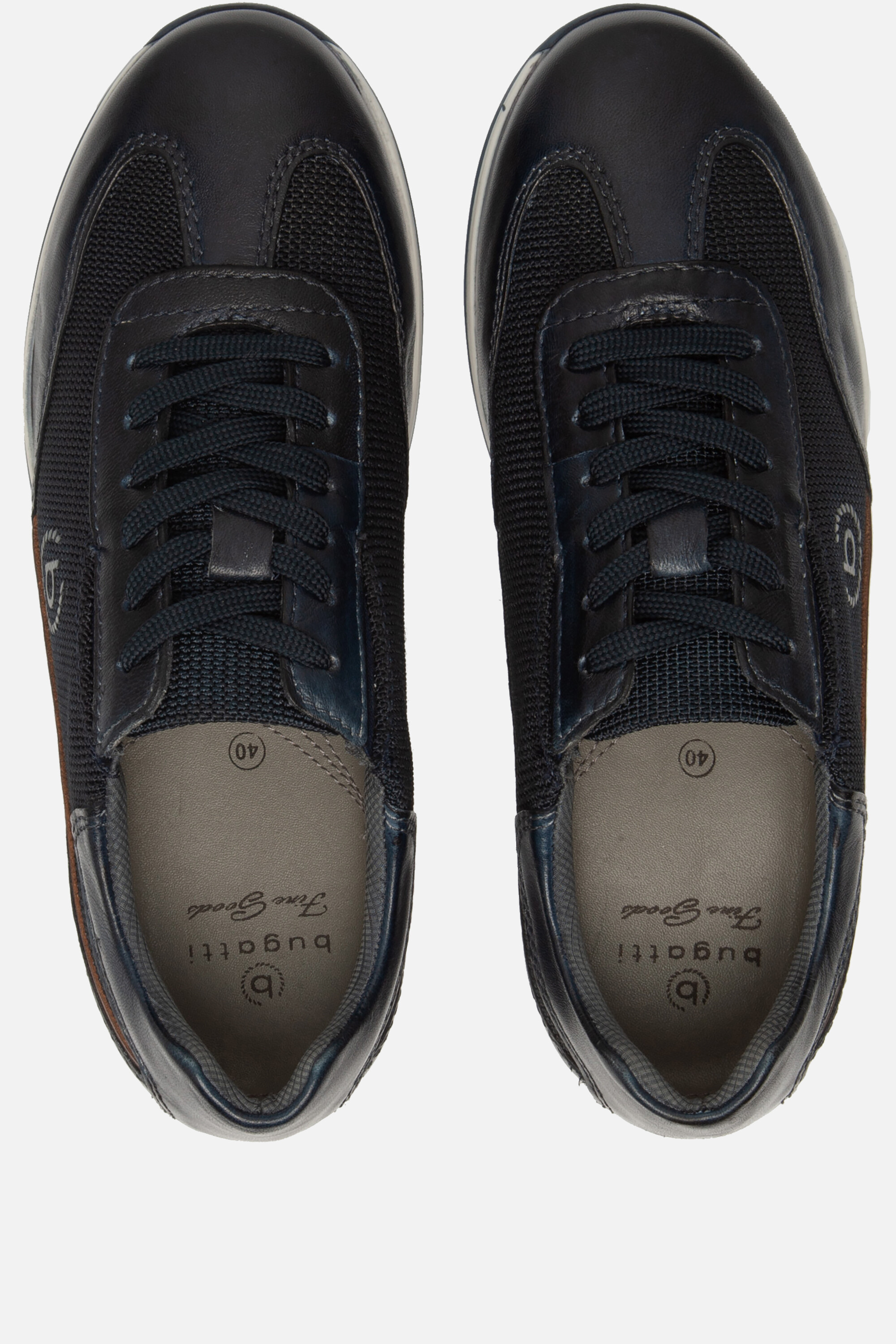 Bugatti Tomeo Eco Sneakers blauw Leer afbeelding 2