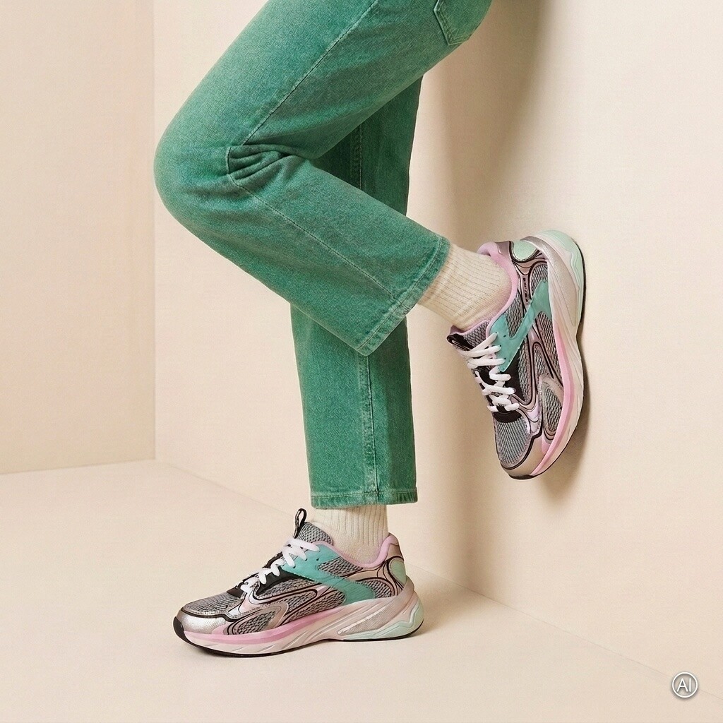 Skechers Skechers S2K Sneakers zilver Synthetisch