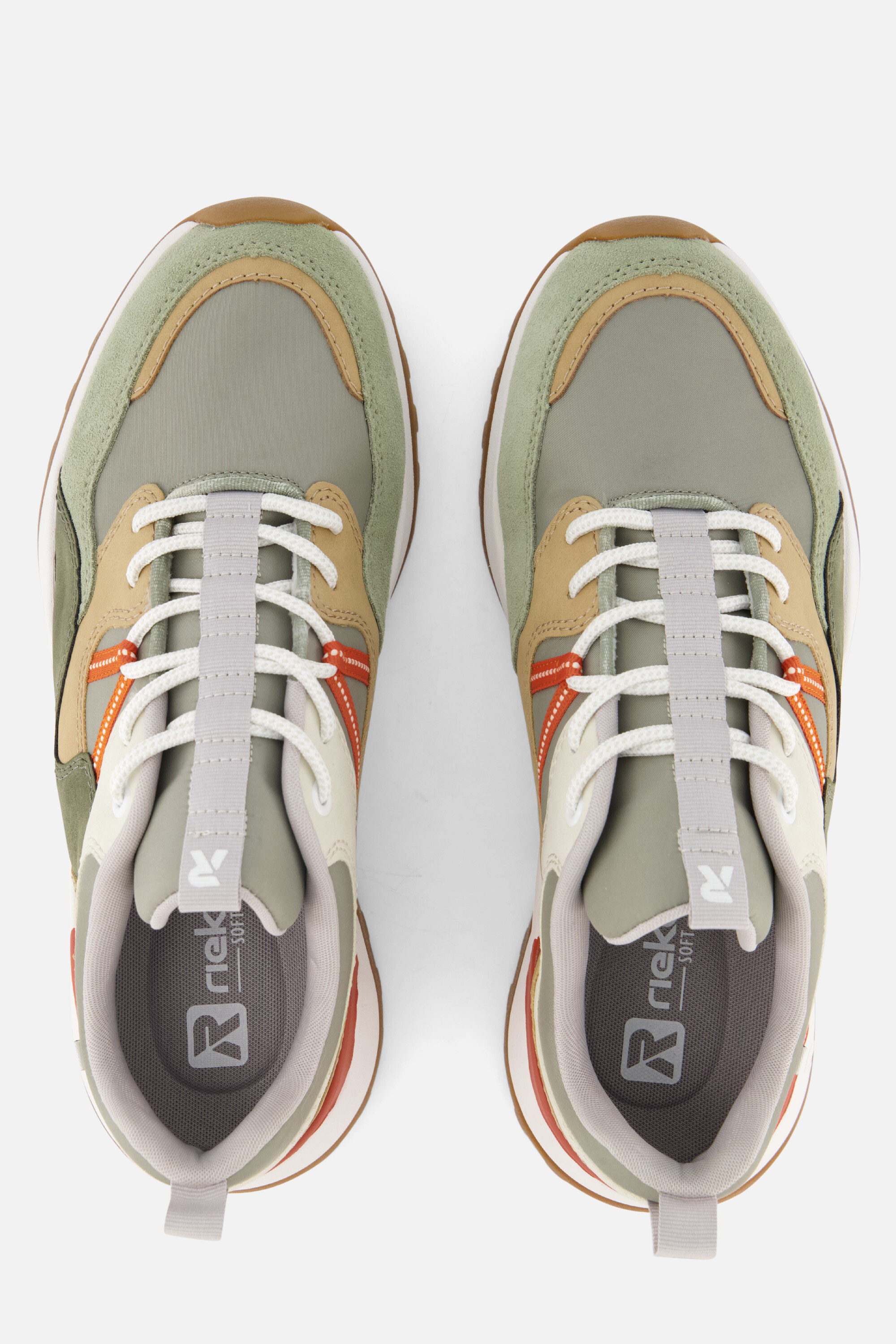 Riekers Evolution Sneakers groen Leer afbeelding 3