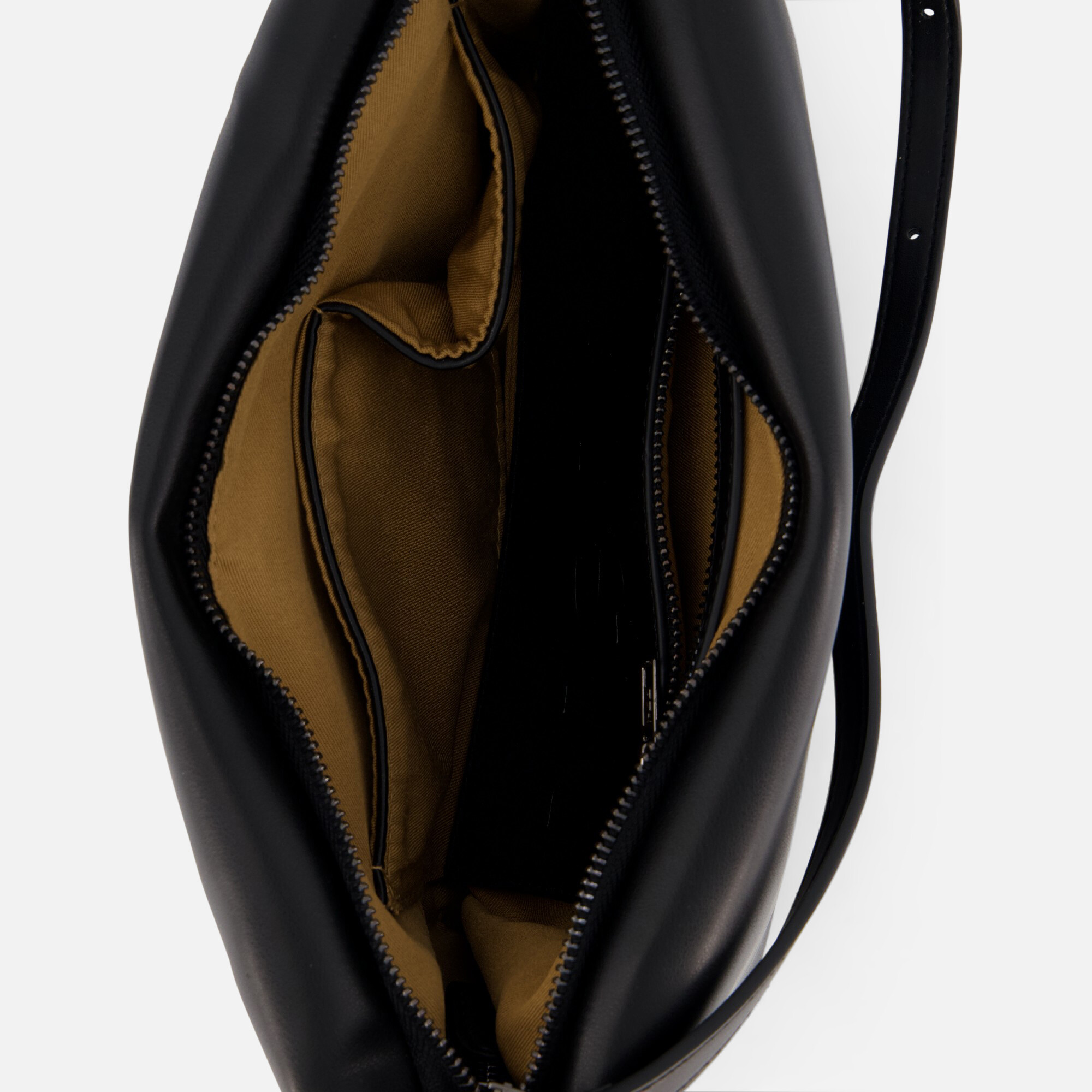 Hvisk Gil Soft Structure Tas zwart Leer afbeelding 2