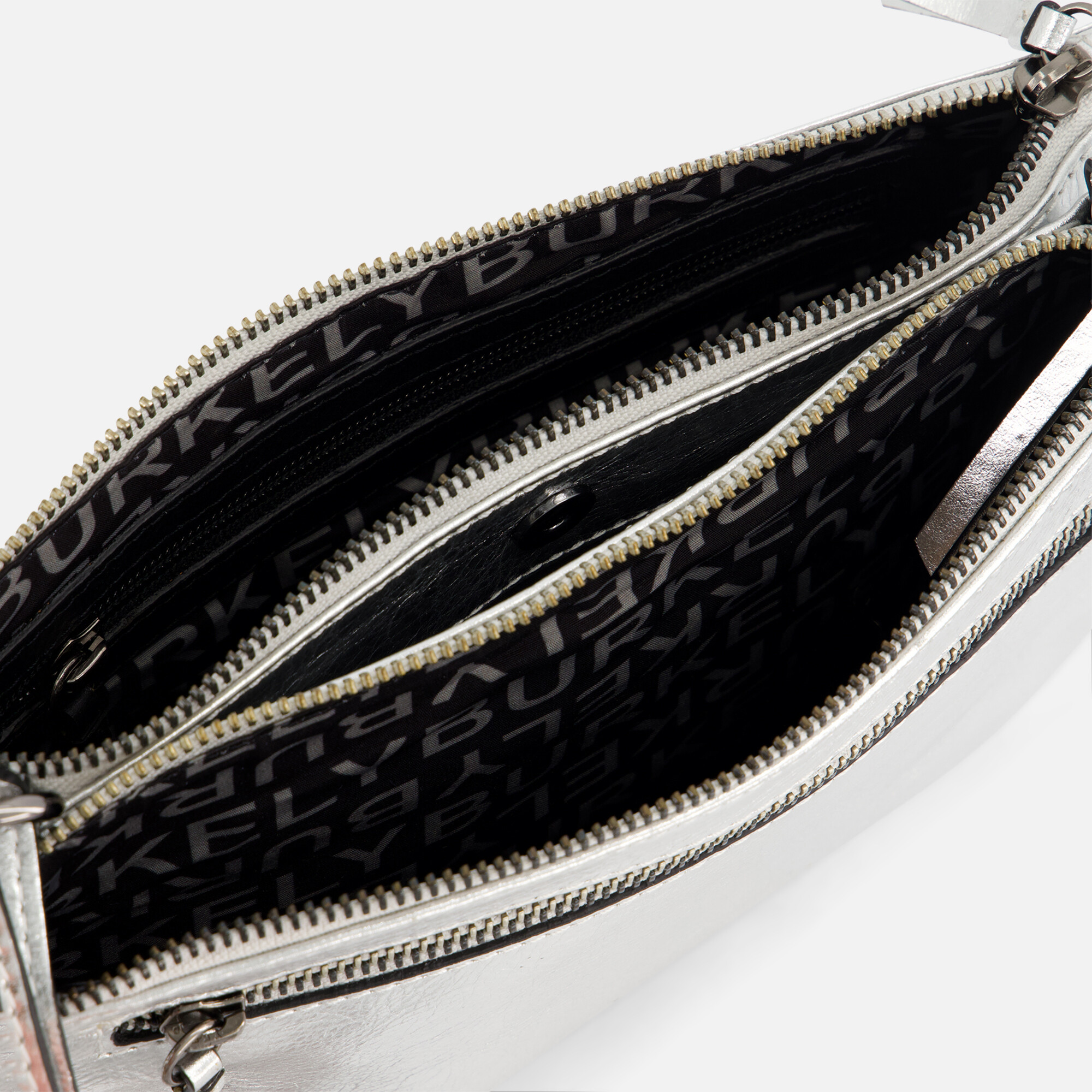 Burkely Rock Ruby Double Pocket Tas zilver afbeelding 2