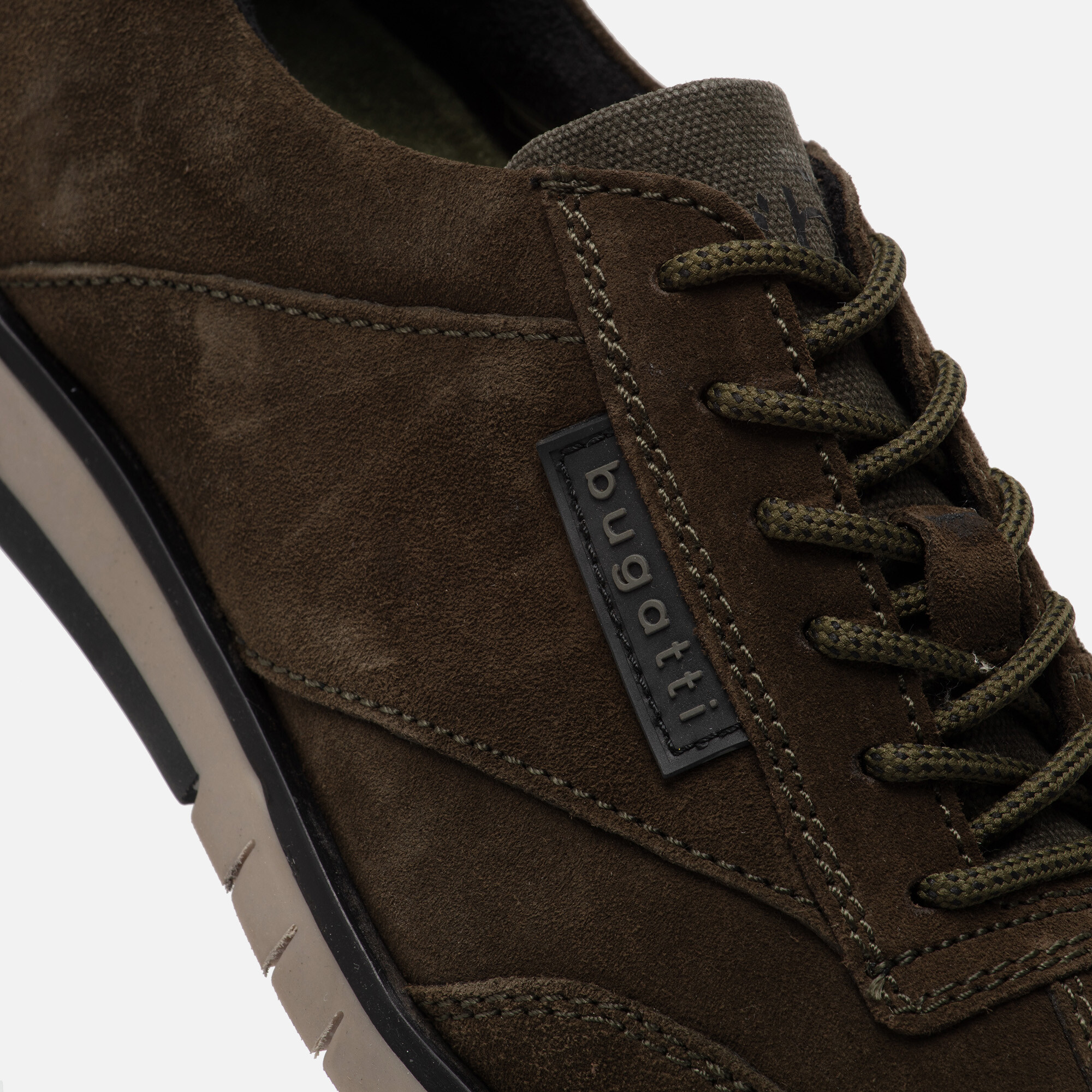 Bugatti Delron Sneakers groen Suede afbeelding 4