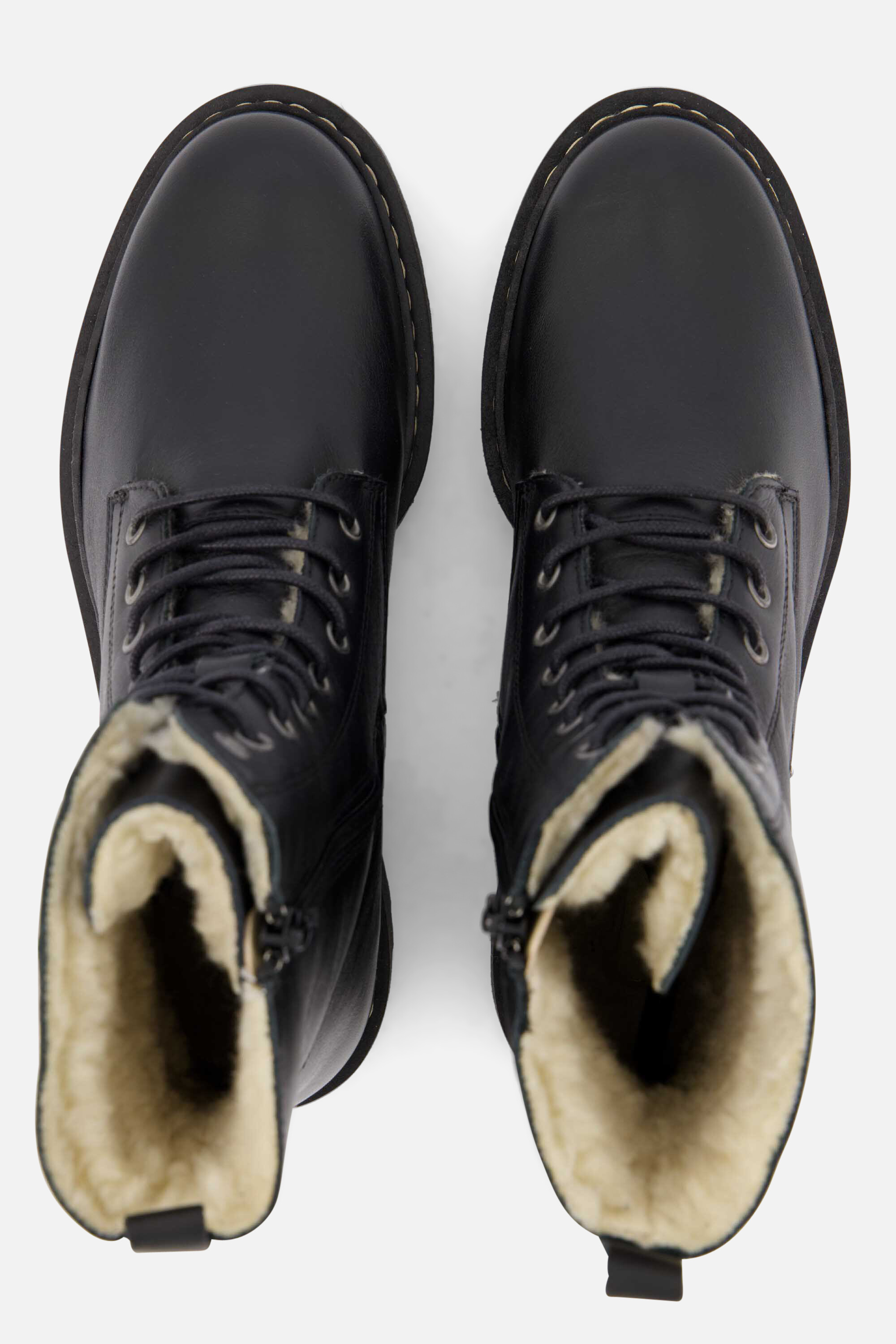 Cellini Teddy Veterboots zwart Leer afbeelding 2