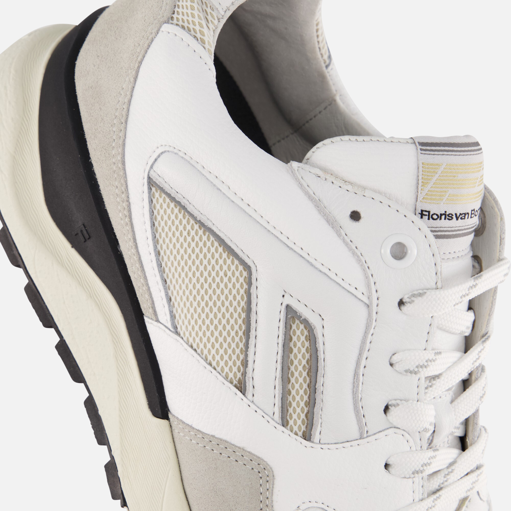 Floris van Bommel De Treener 01.03 Sneakers wit afbeelding 4