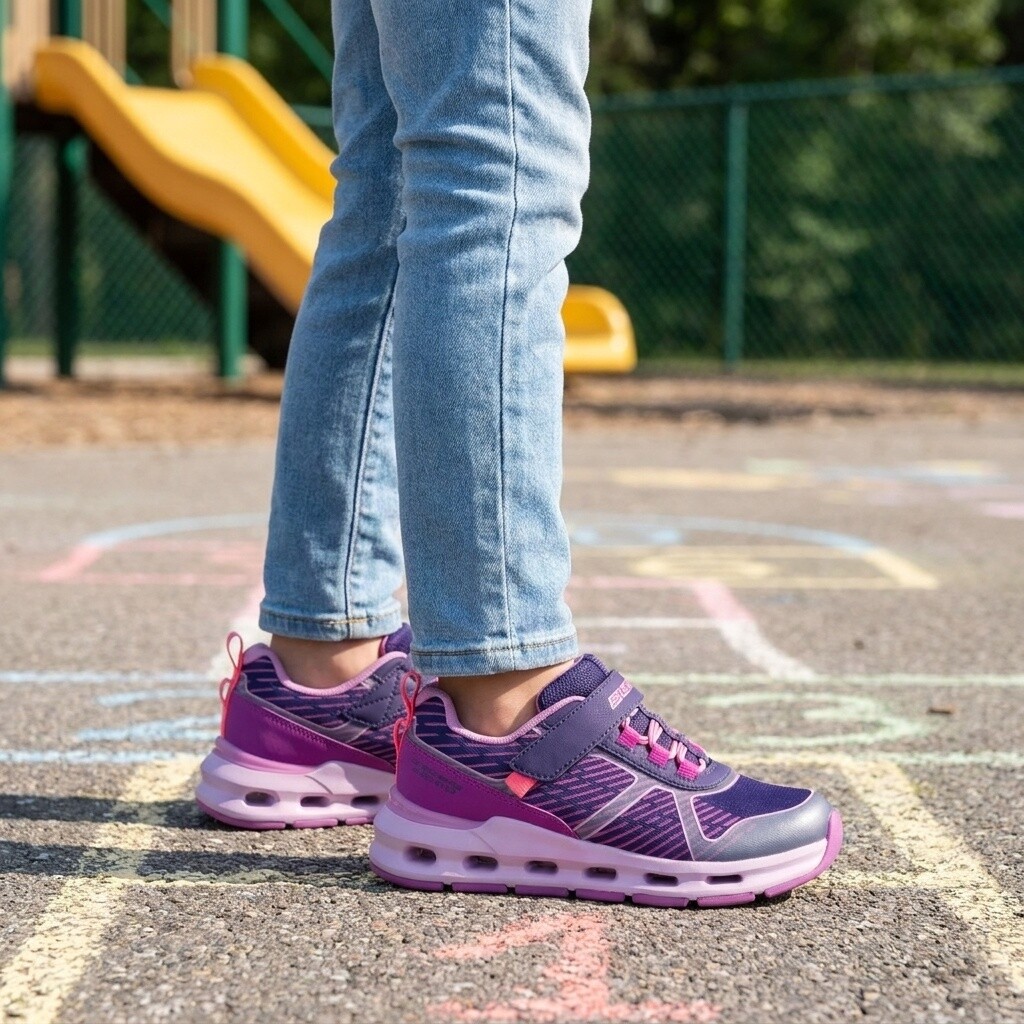 Skechers Skechers Glide Step Sprint Lines Sneakers paars