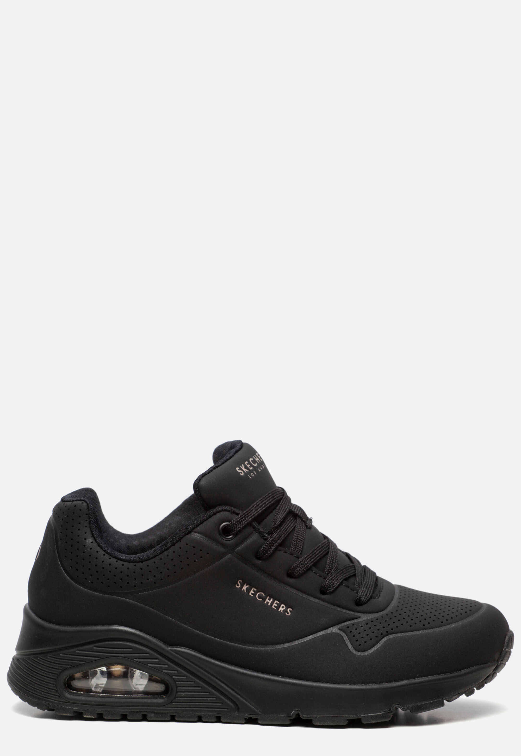 Skechers Uno Stand On Air Sneakers zwart Textiel afbeelding 4