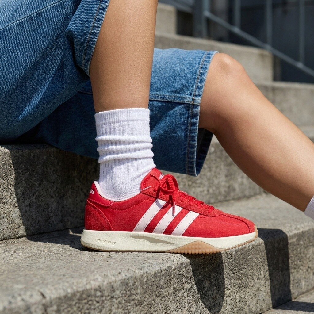 Adidas Adidas Run 76/26 Sneakers rood Synthetisch