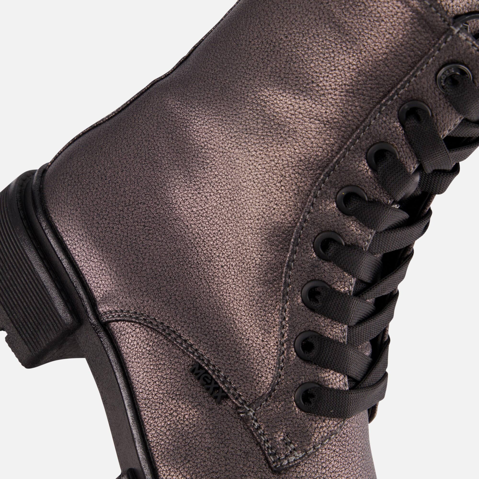 Mexx Holea Glad Veterboots grijs Synthetisch afbeelding 4