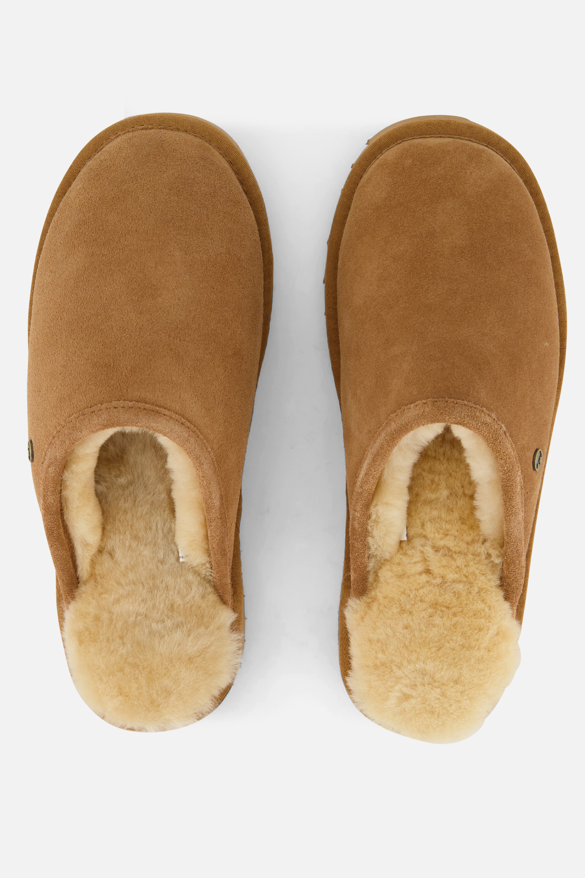Warmbat Classic Pantoffels cognac Suede afbeelding 2