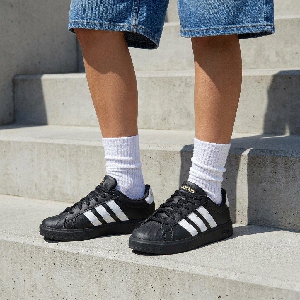 Adidas Adidas Streettalk Bold Sneakers zwart Synthetisch