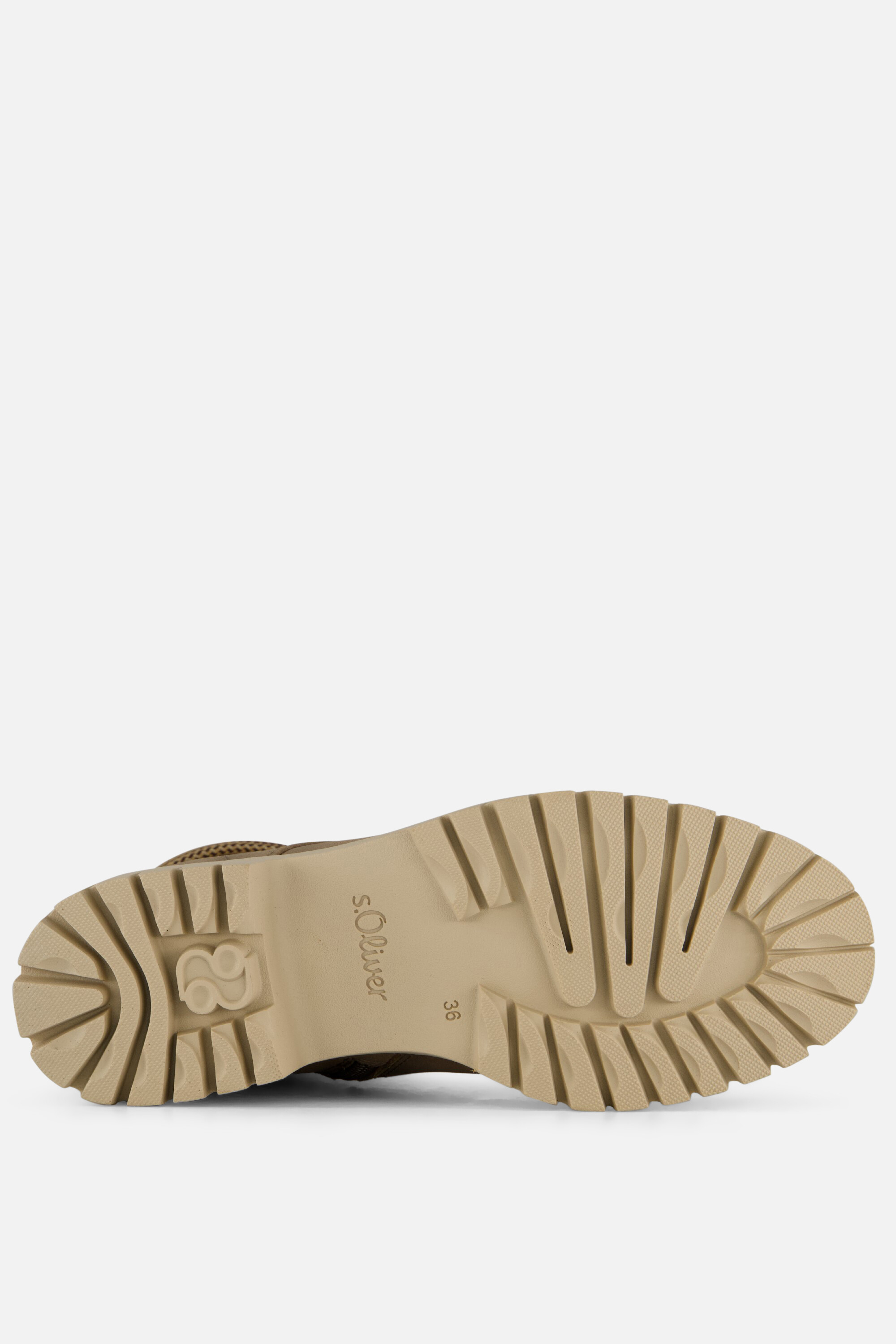 S.Oliver Veterboots taupe Synthetisch afbeelding 3