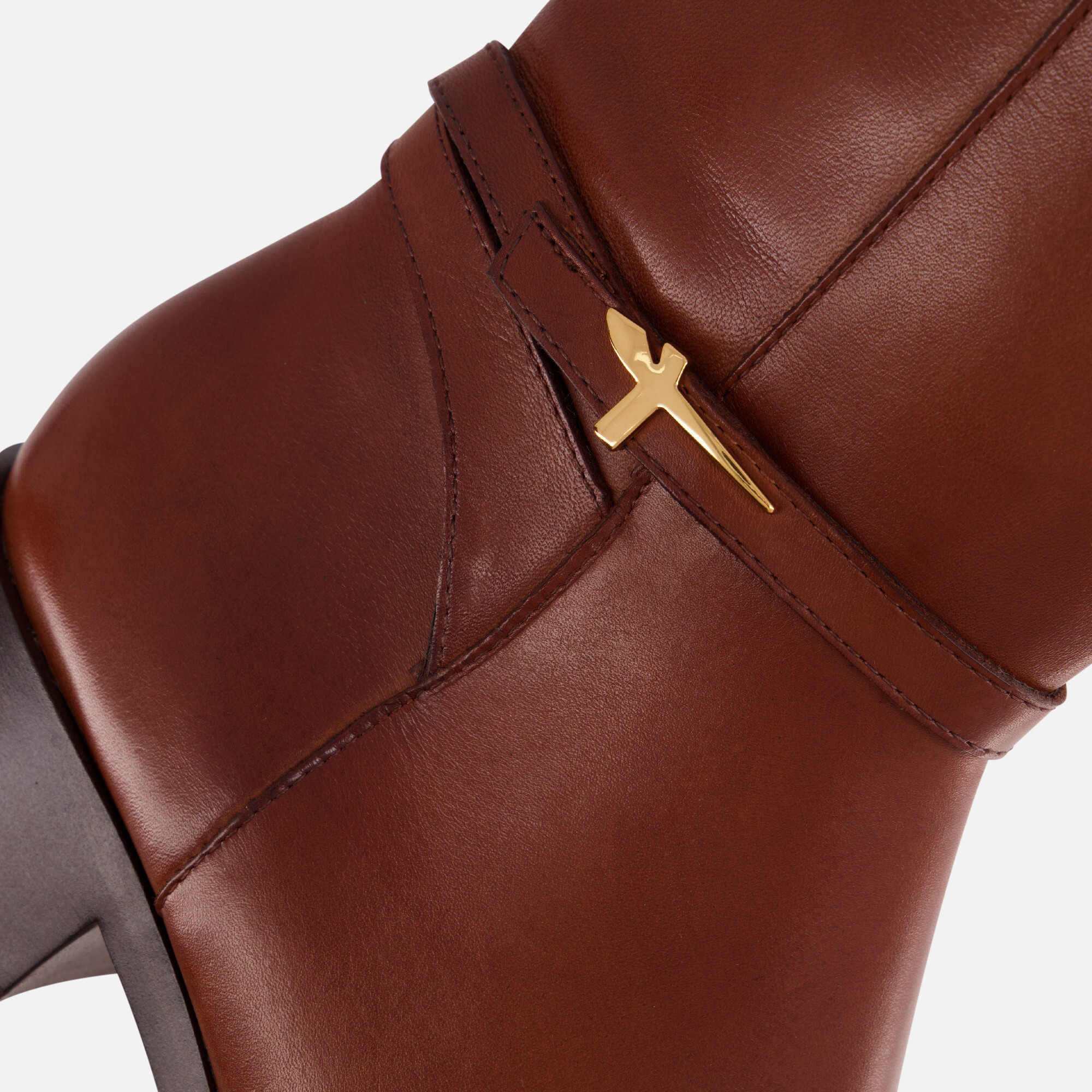 Tamaris Hoge laarzen cognac Leer afbeelding 4