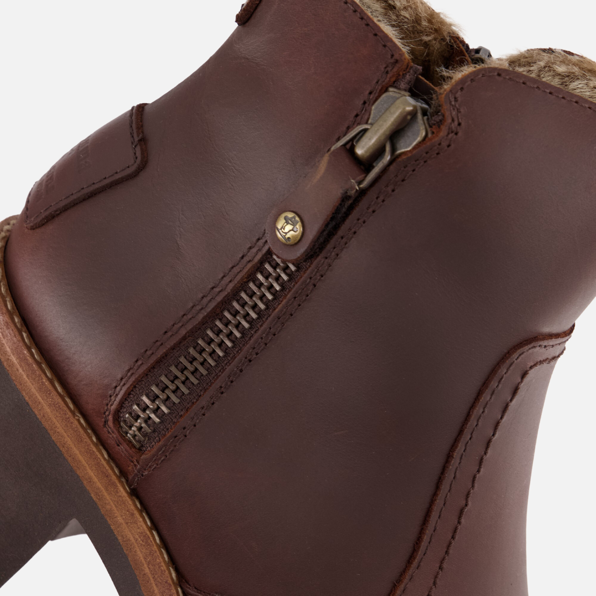 Panama Jack Pauline B9 Enkellaarsjes cognac afbeelding 4
