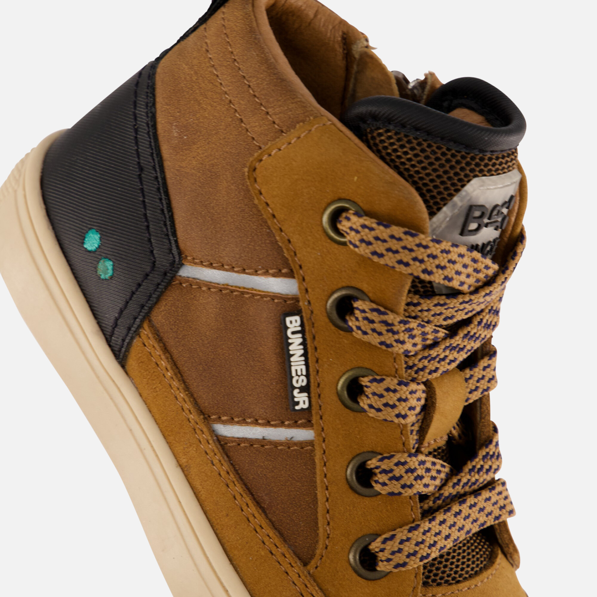BunniesJR Veterboots cognac Leer afbeelding 4
