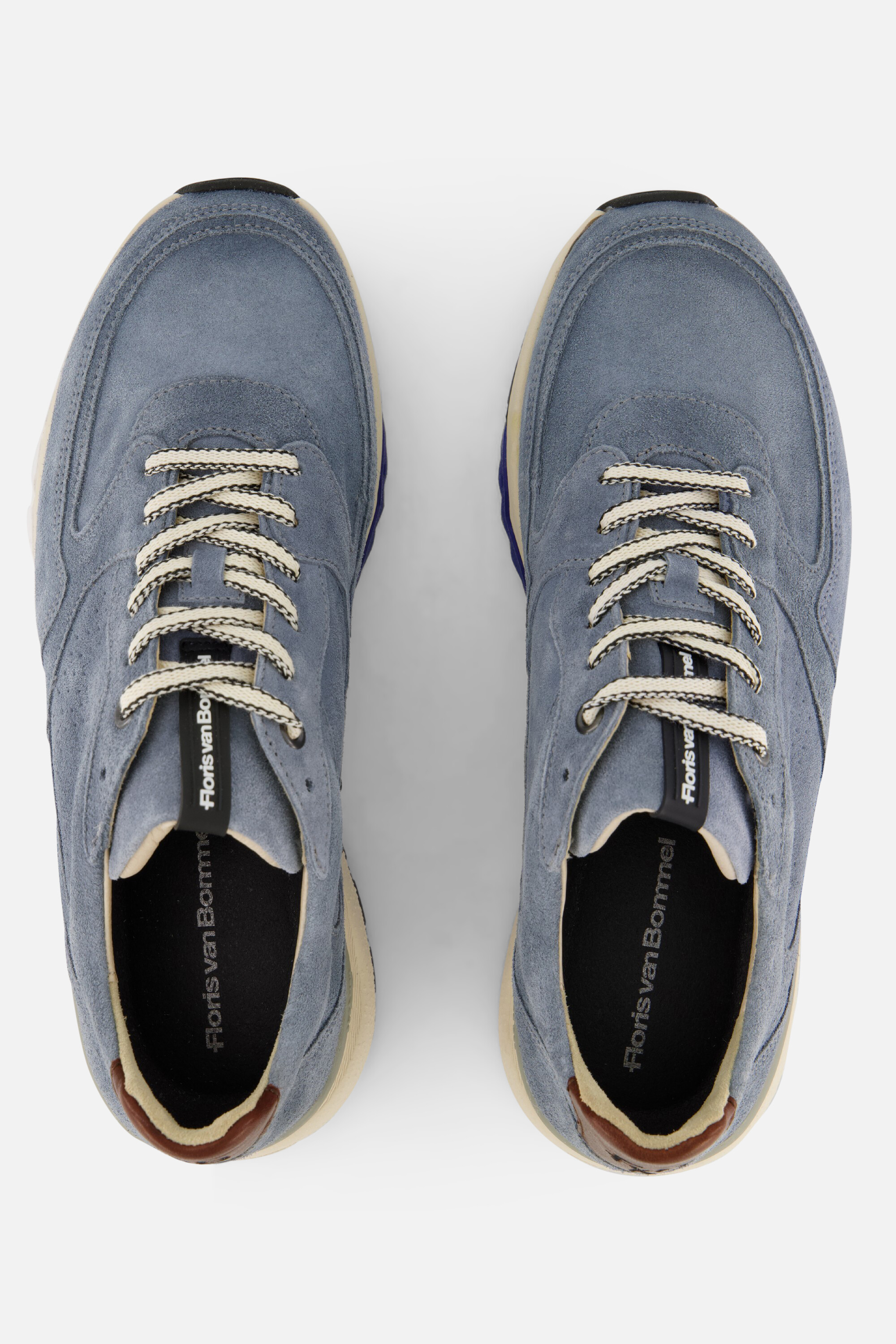 Floris van Bommel De Treener Sneakers blauw afbeelding 2