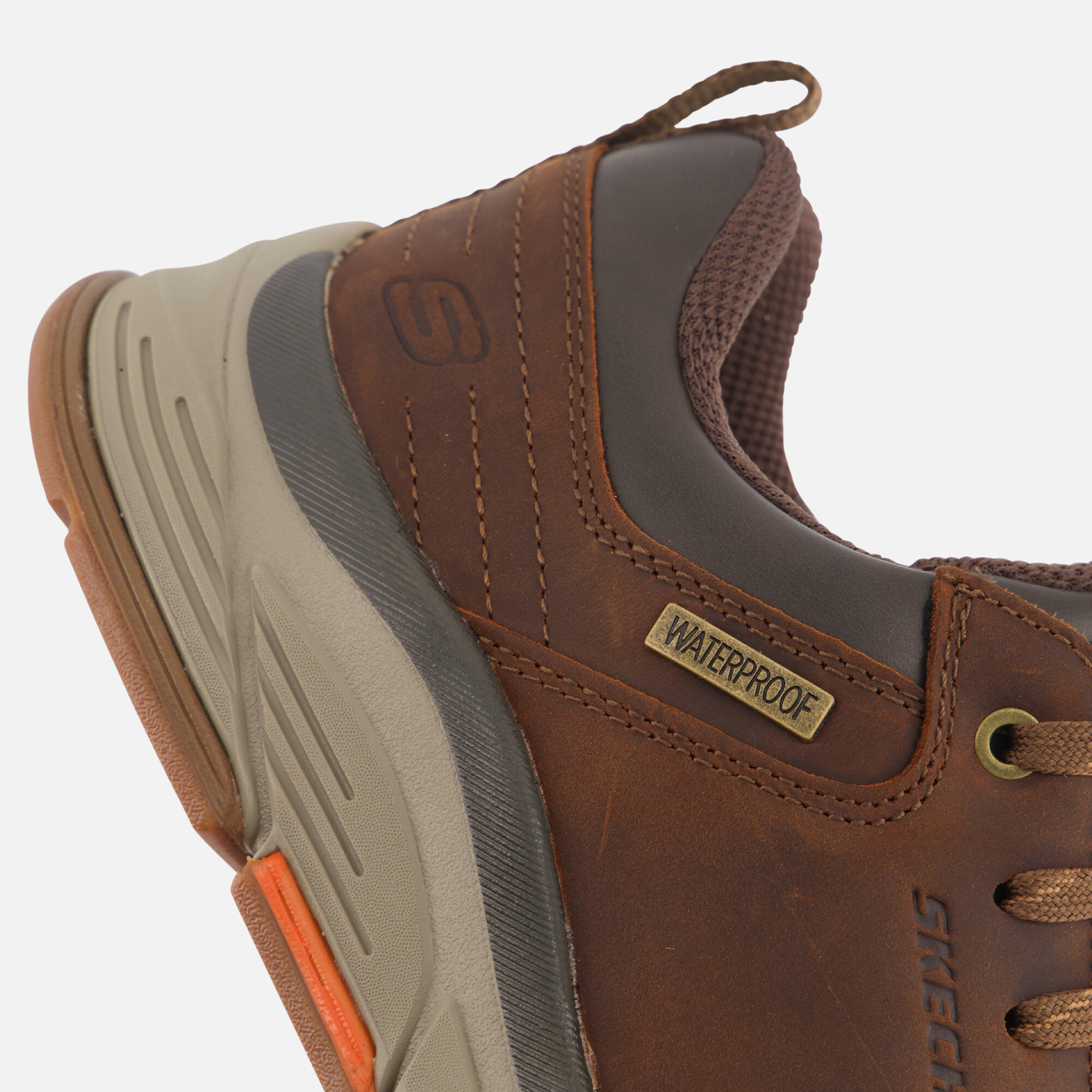 Skechers Relaxed Fit Benago-Hombre Sneakers bruin afbeelding 4