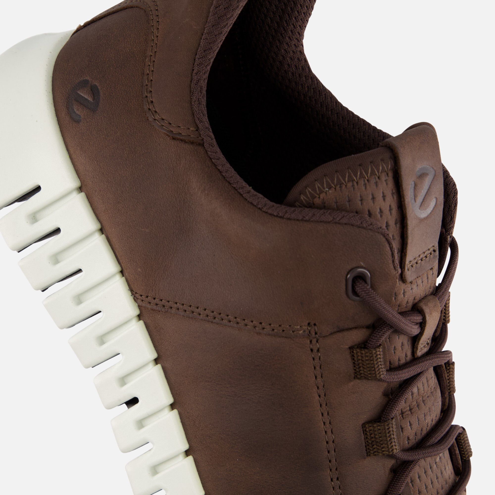 Ecco Gruuv Sneakers bruin Nubuck afbeelding 4