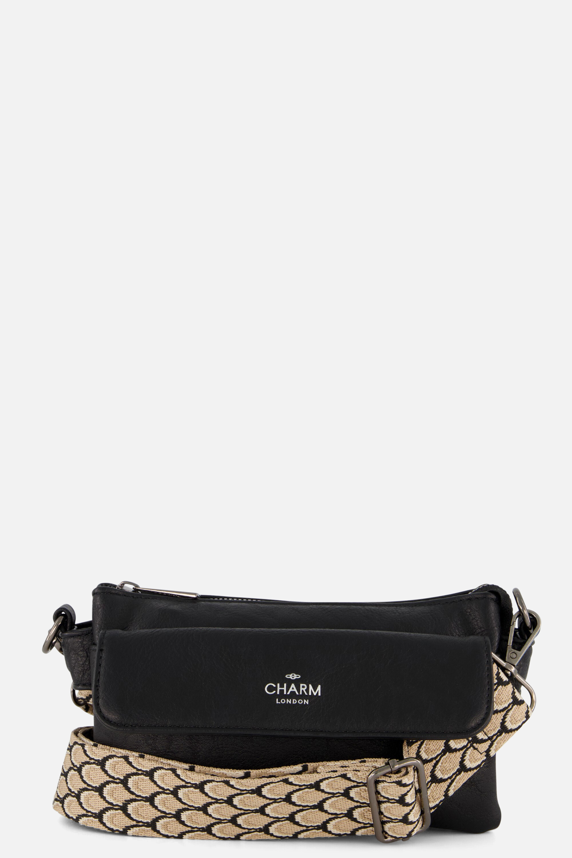 Charm London Crossbody zwart Synthetisch afbeelding 3