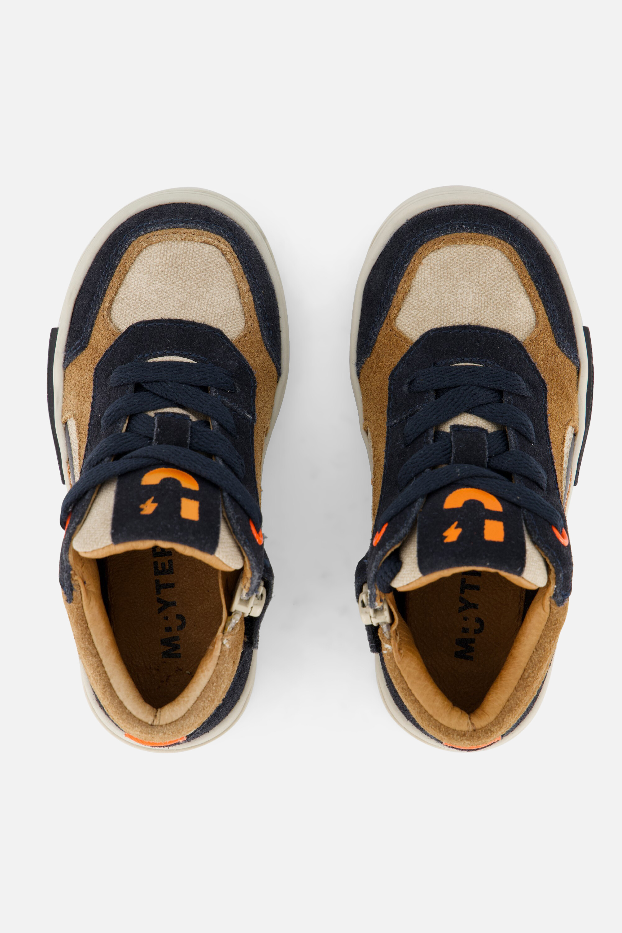 Muyters Mid Sneakers cognac Leer afbeelding 2