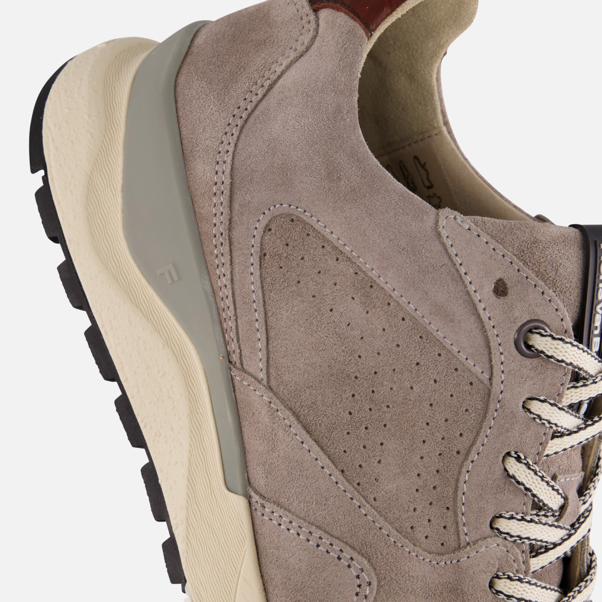 Floris van Bommel De Treener Sneakers taupe afbeelding 4