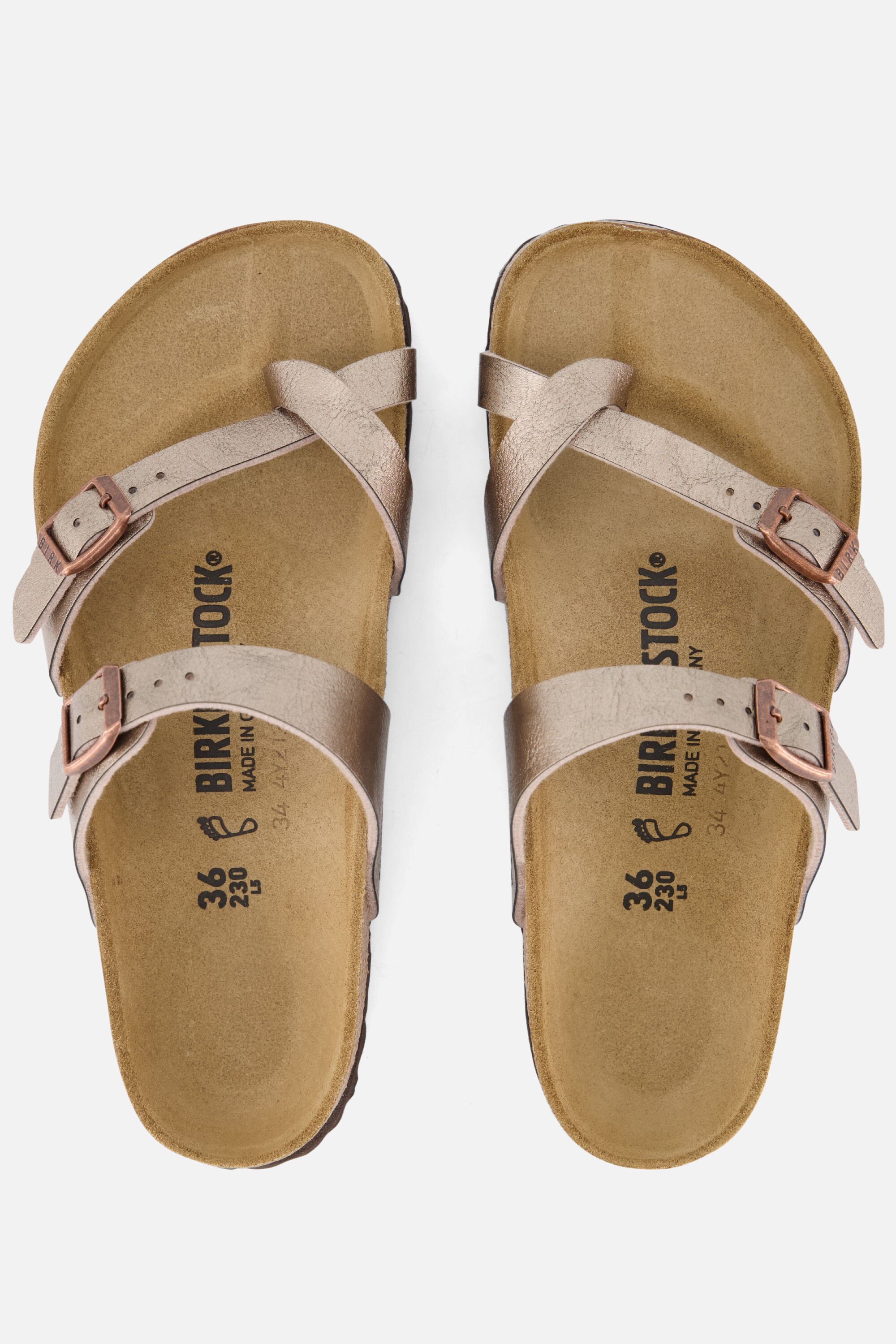 Birkenstock Mayari Classic Slippers taupe afbeelding 2