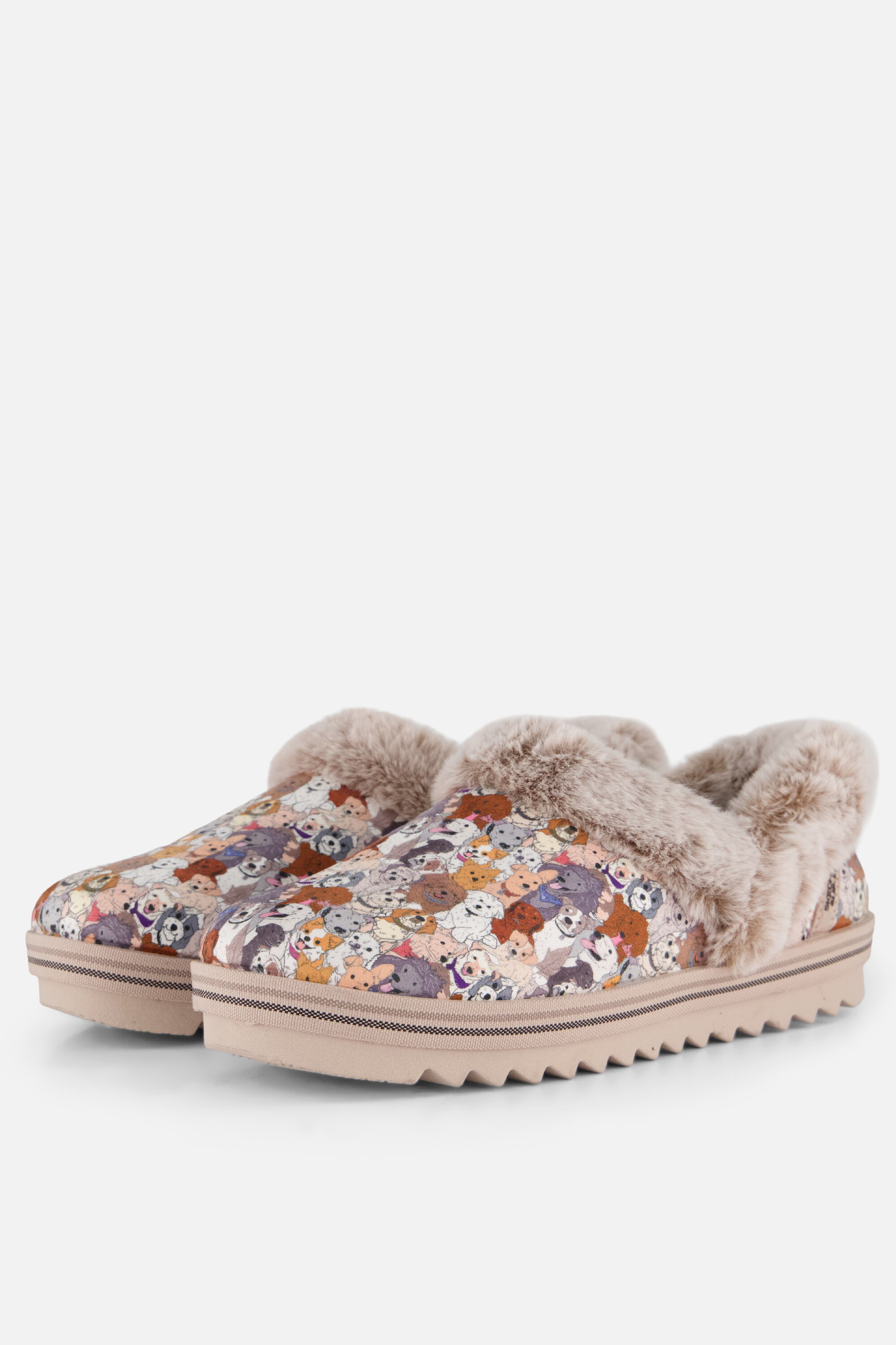 Skechers Skechers Slip-ins Too Cozy Pups Pantoffels grijs