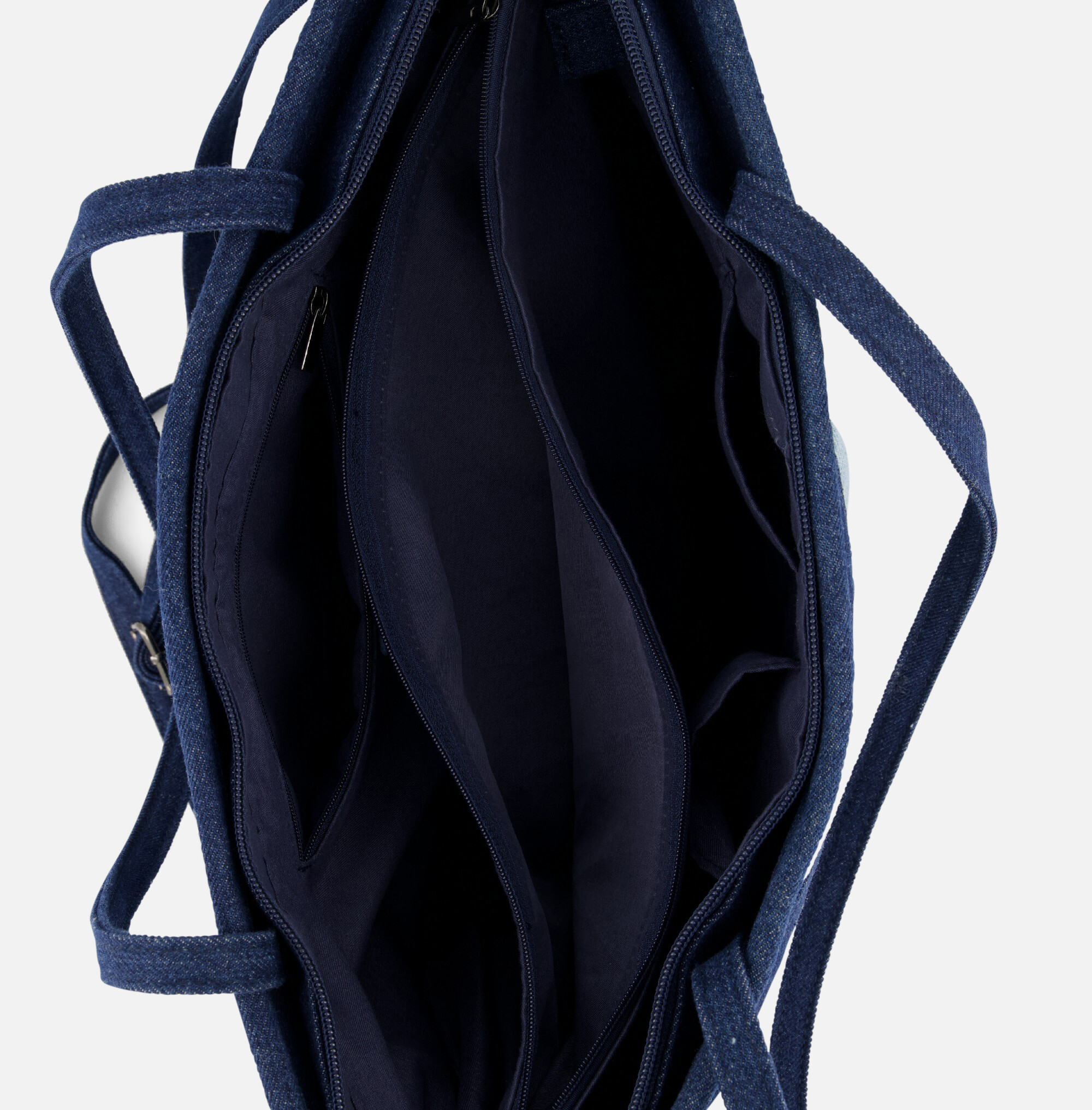 Charm Shopper Denim blauw Canvas afbeelding 2
