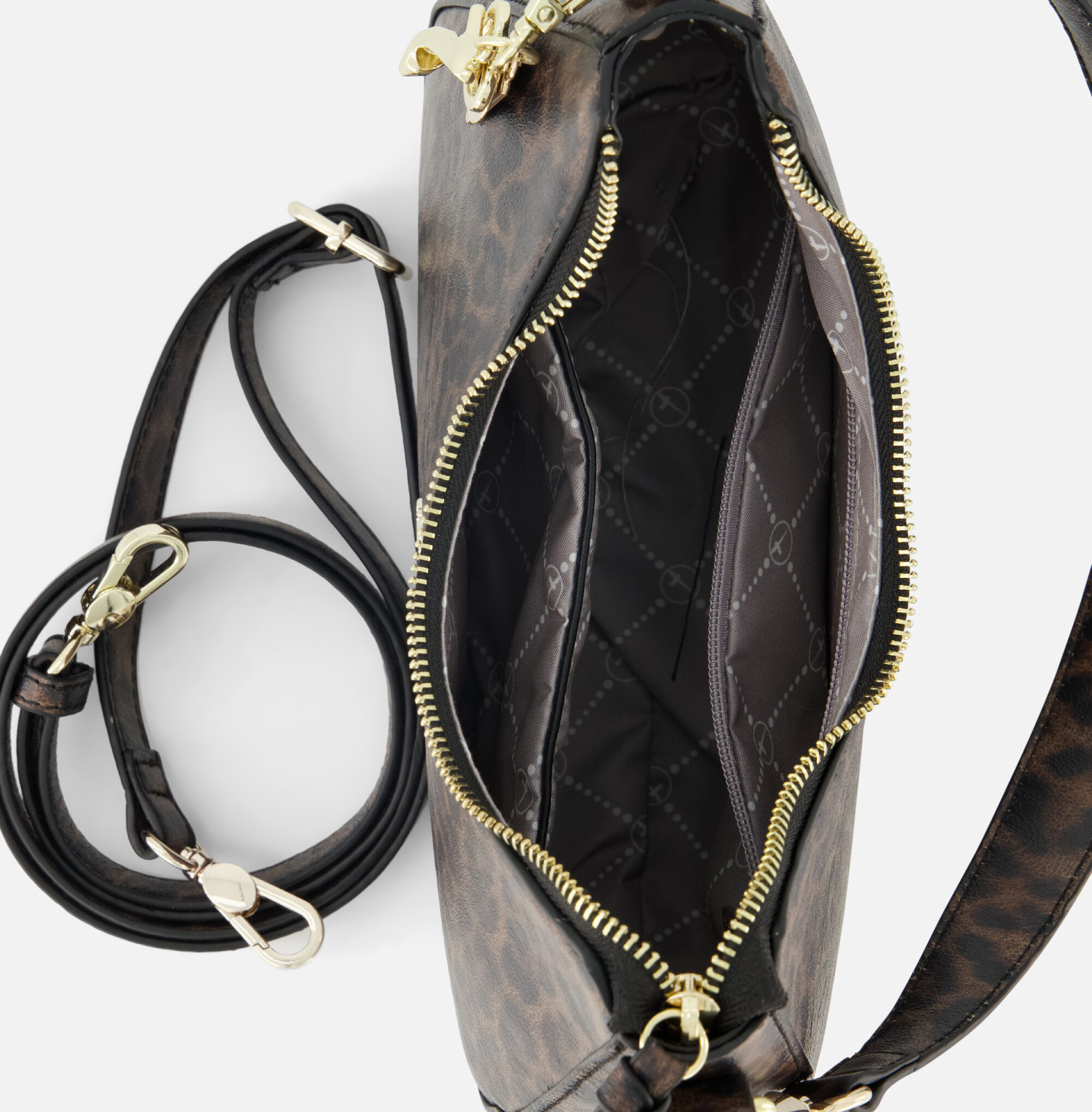 Tamaris Leopard Schoudertas bruin Synthetisch afbeelding 2