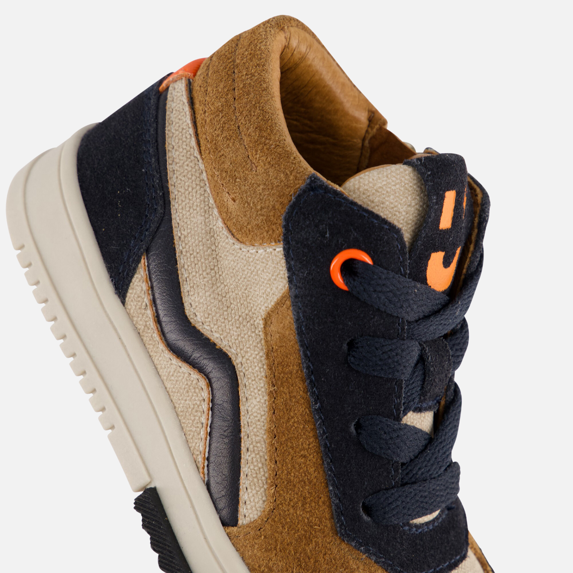 Muyters Mid Sneakers cognac Leer afbeelding 4
