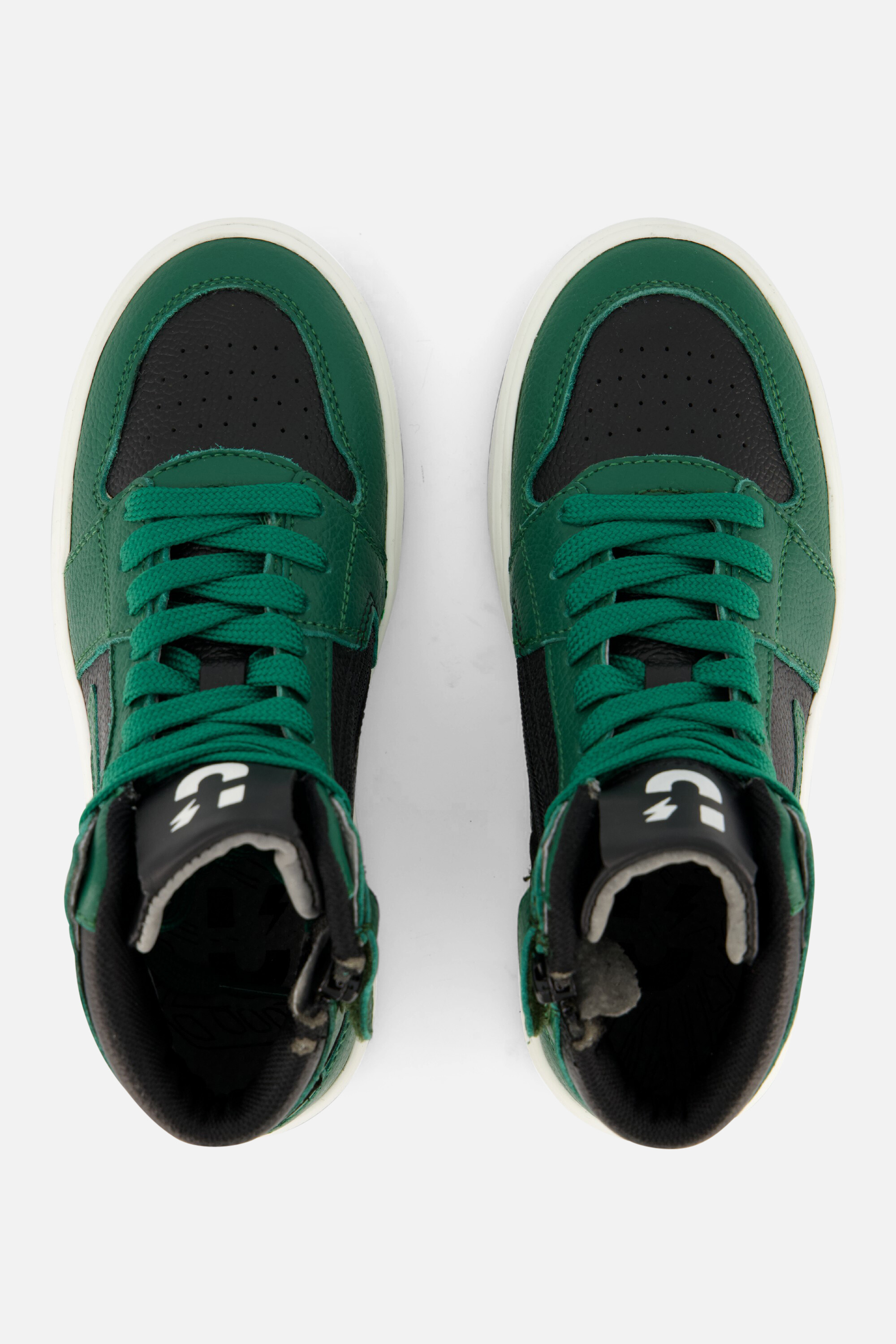 Muyters hoge Sneakers groen Leer afbeelding 2