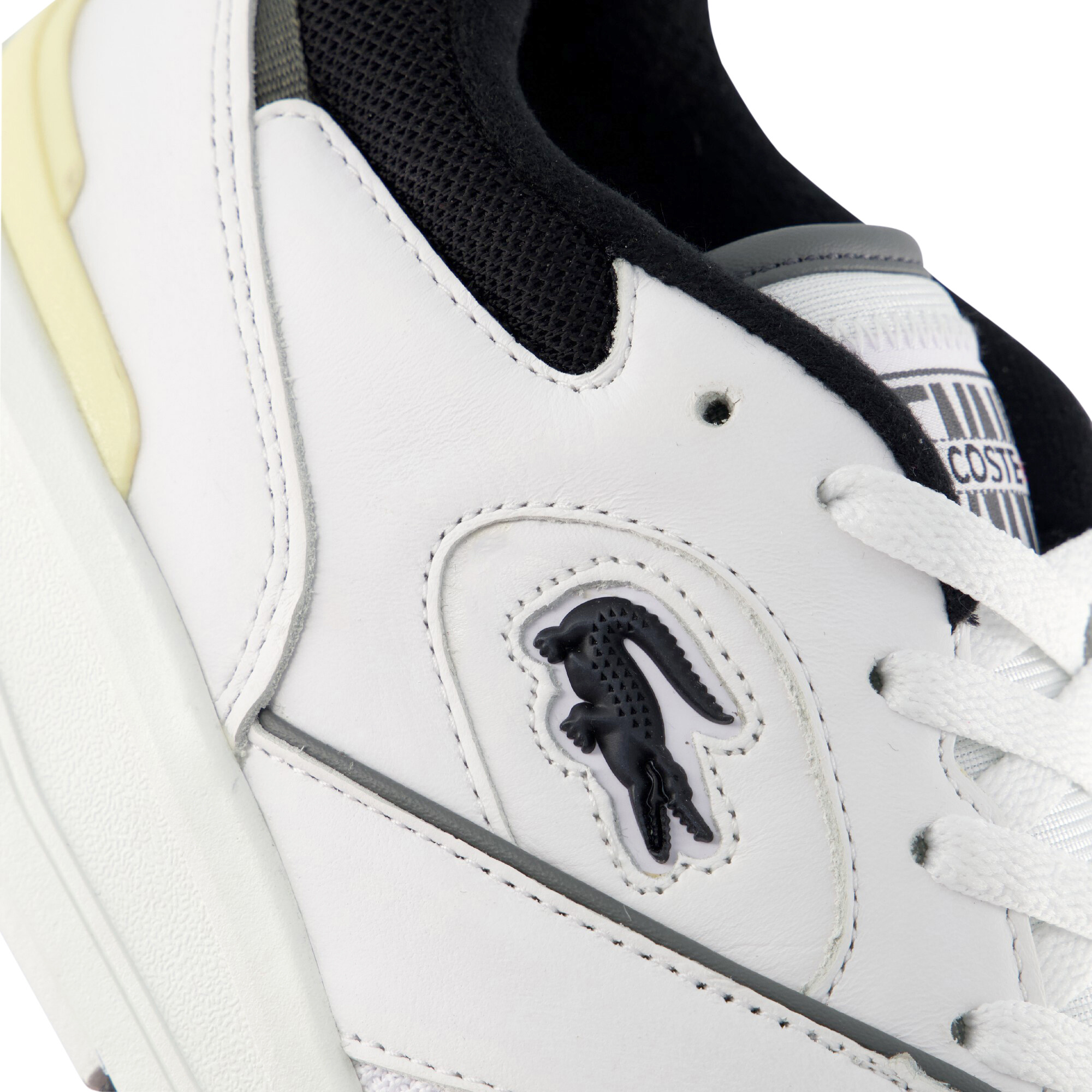 Lacoste Lineshot Sneakers wit Leer afbeelding 4