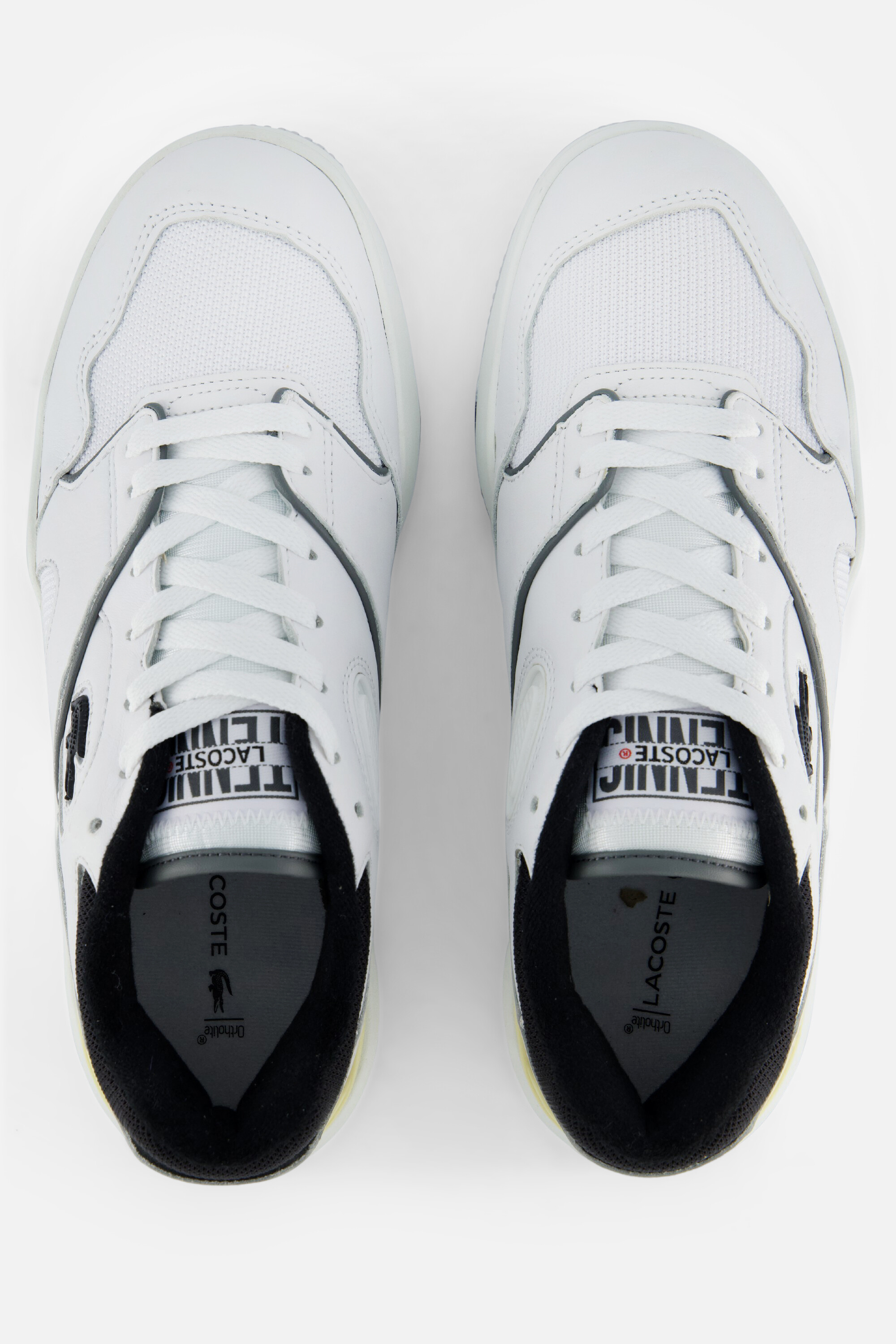Lacoste Lineshot Sneakers wit Leer afbeelding 2