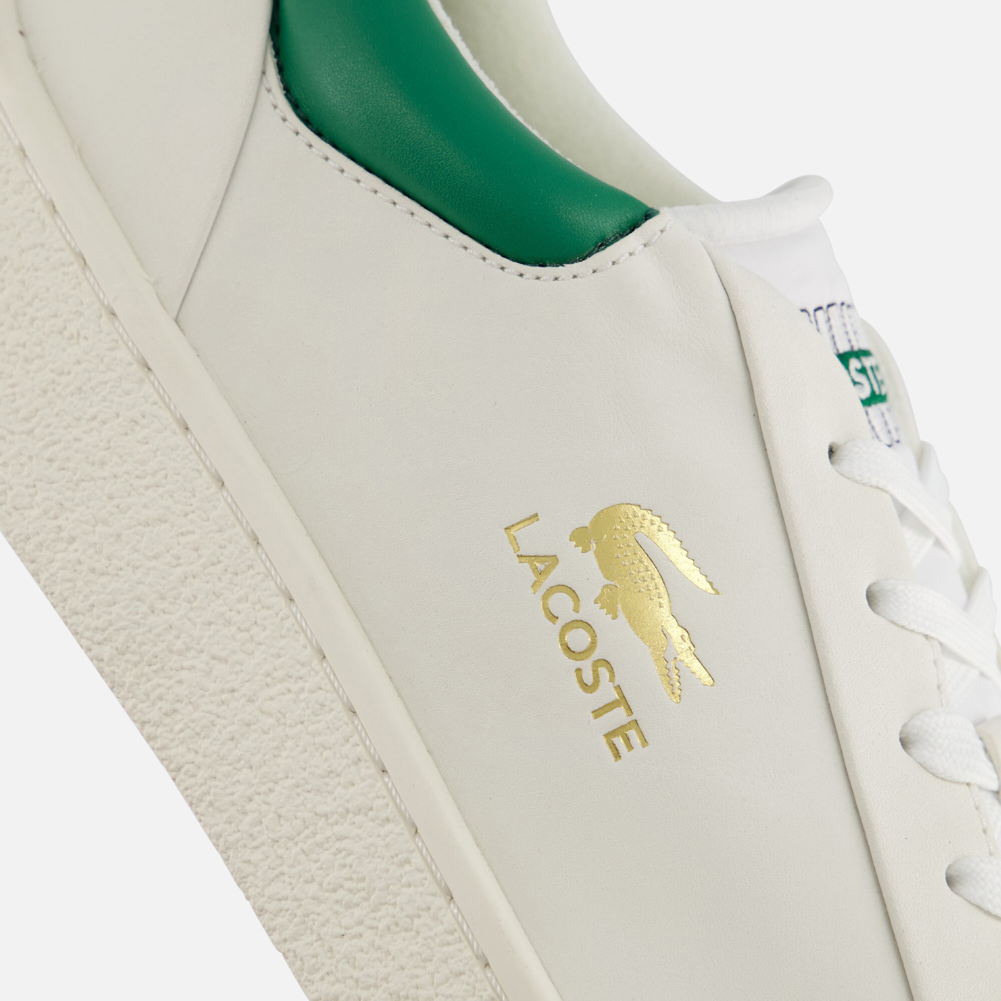 Lacoste Baseshot Premium Sneakers wit Leer afbeelding 4