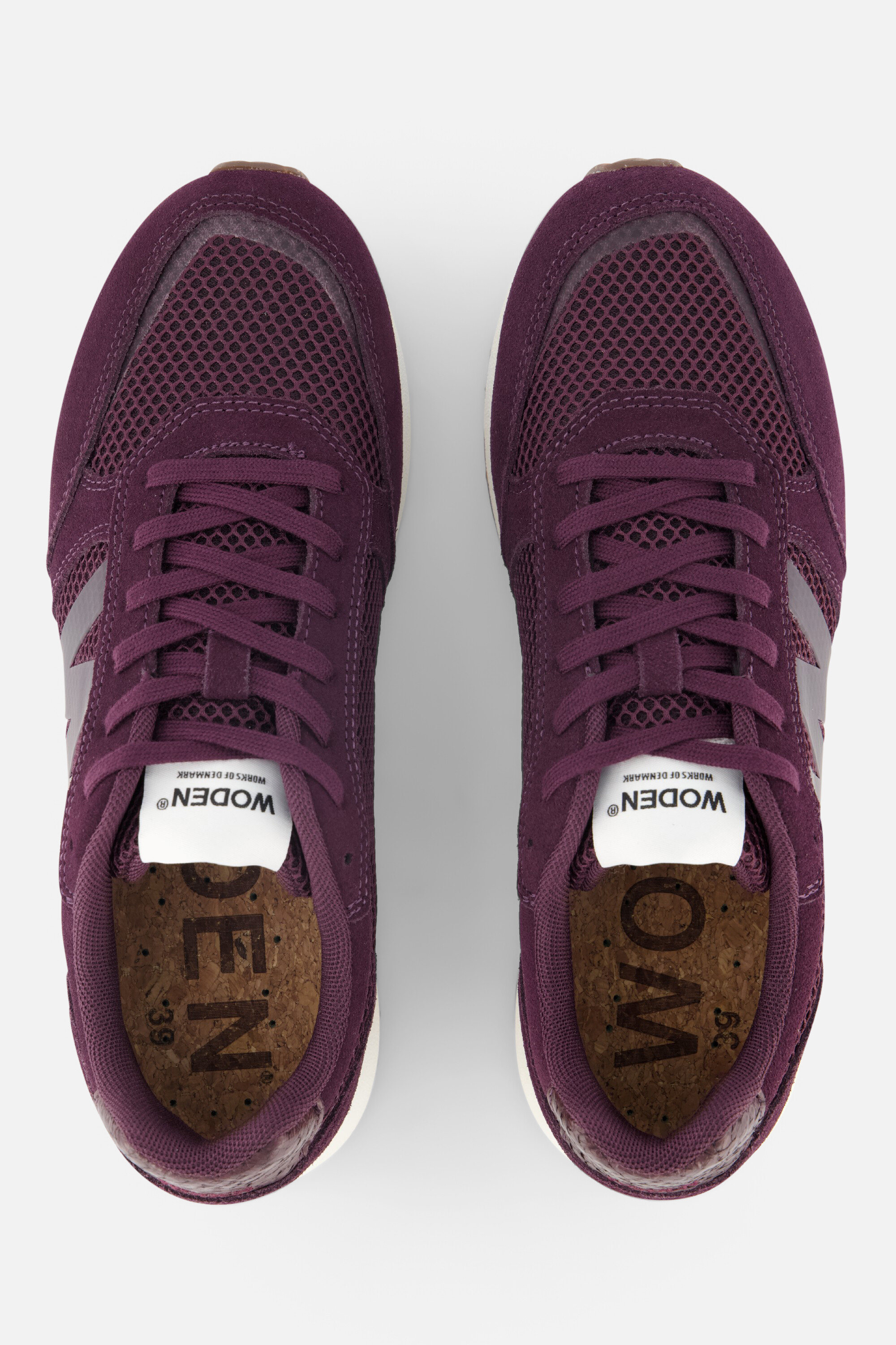 Woden Ronja Icon Sneakers paars Suede afbeelding 3