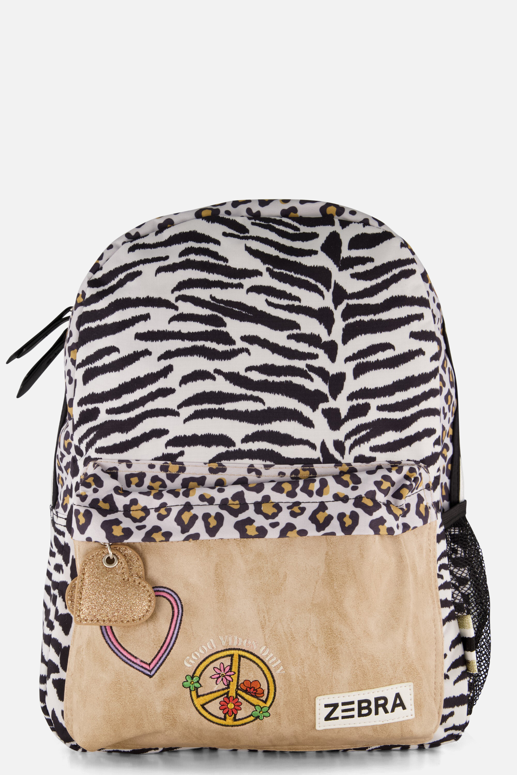 Zebra Trends Rugzak wit Textiel afbeelding 3