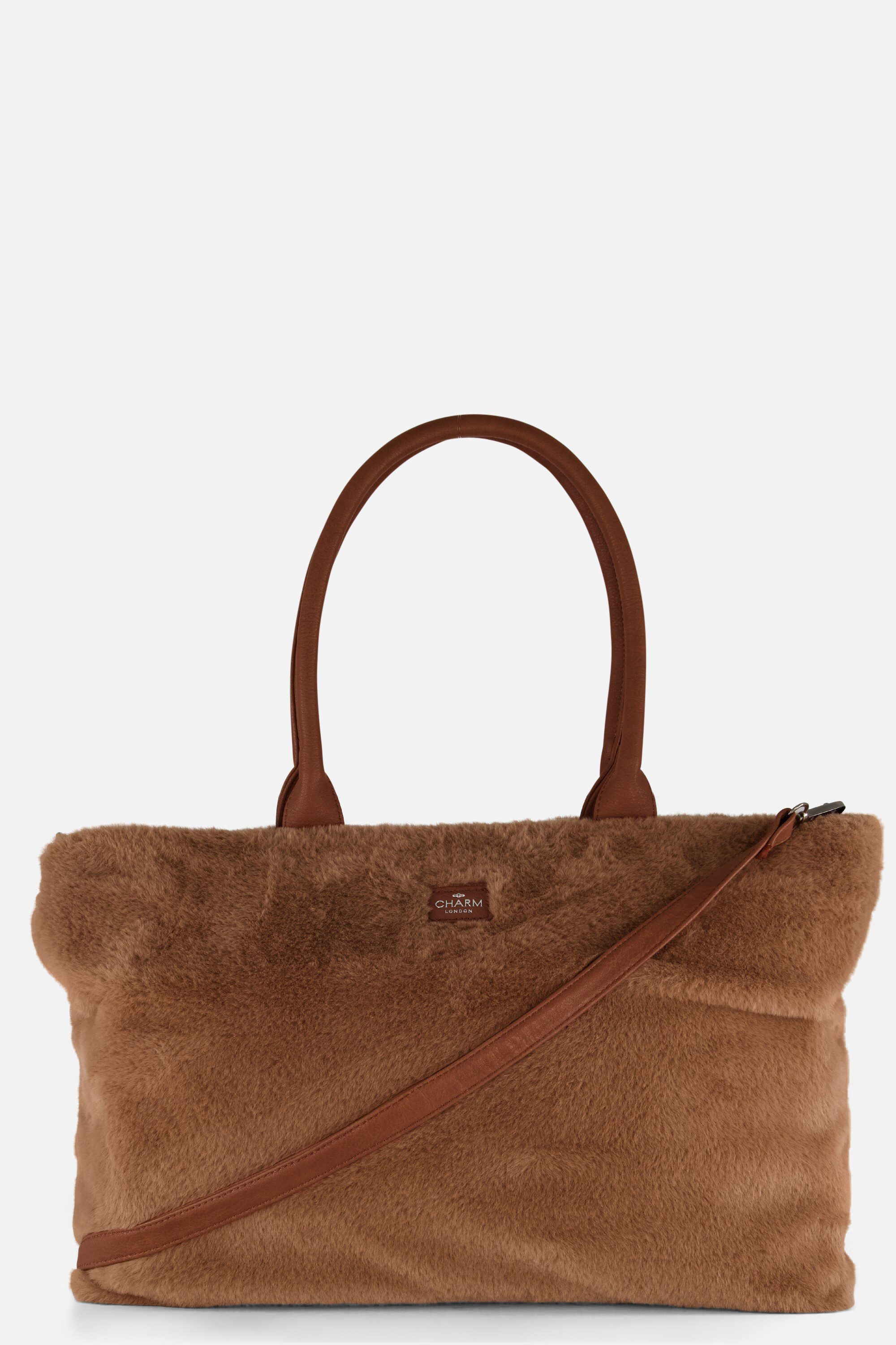 Charm Shopper beige Textiel afbeelding 3