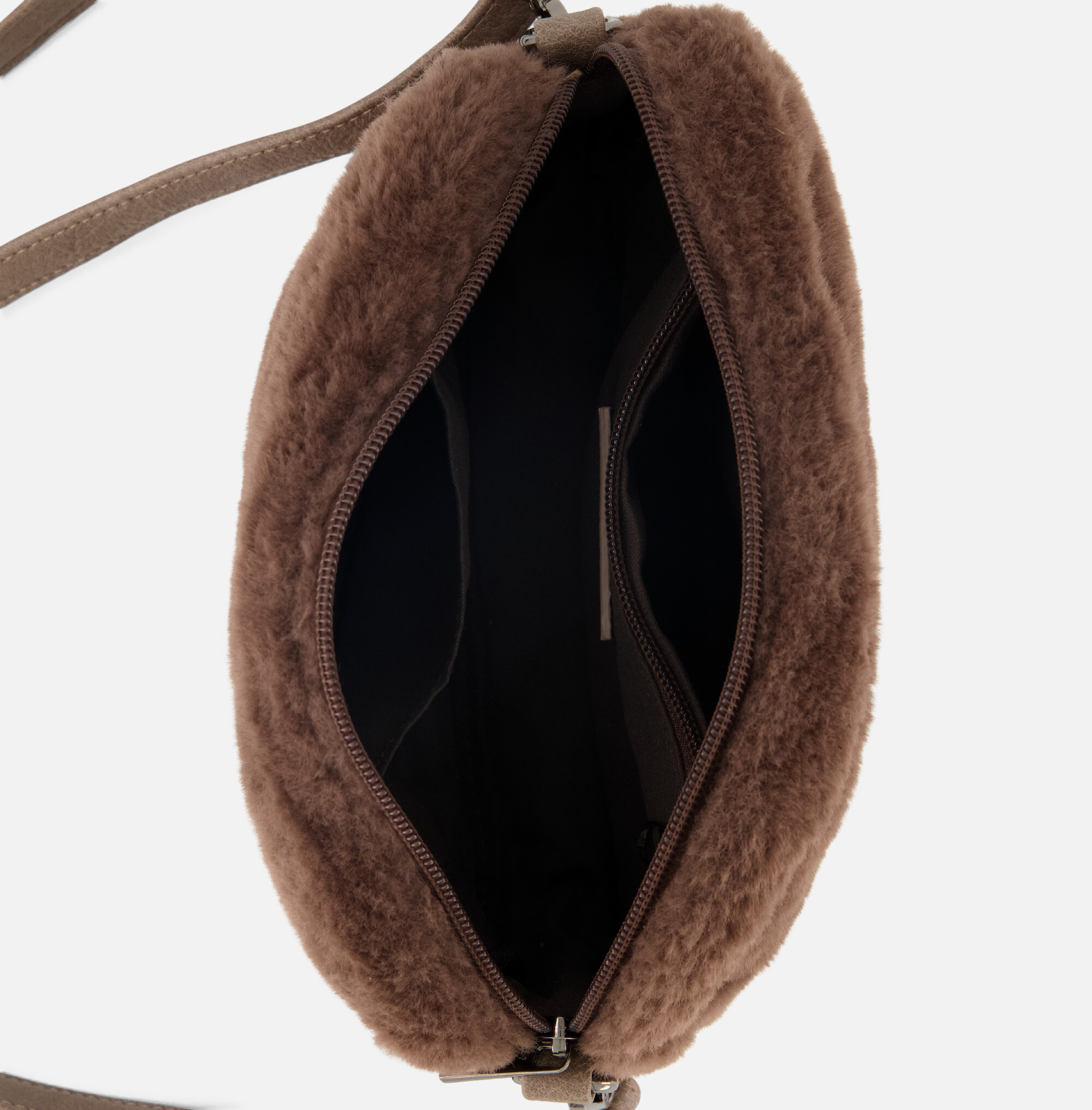 Charm Alaska Crossbody tas bruin Textiel afbeelding 2