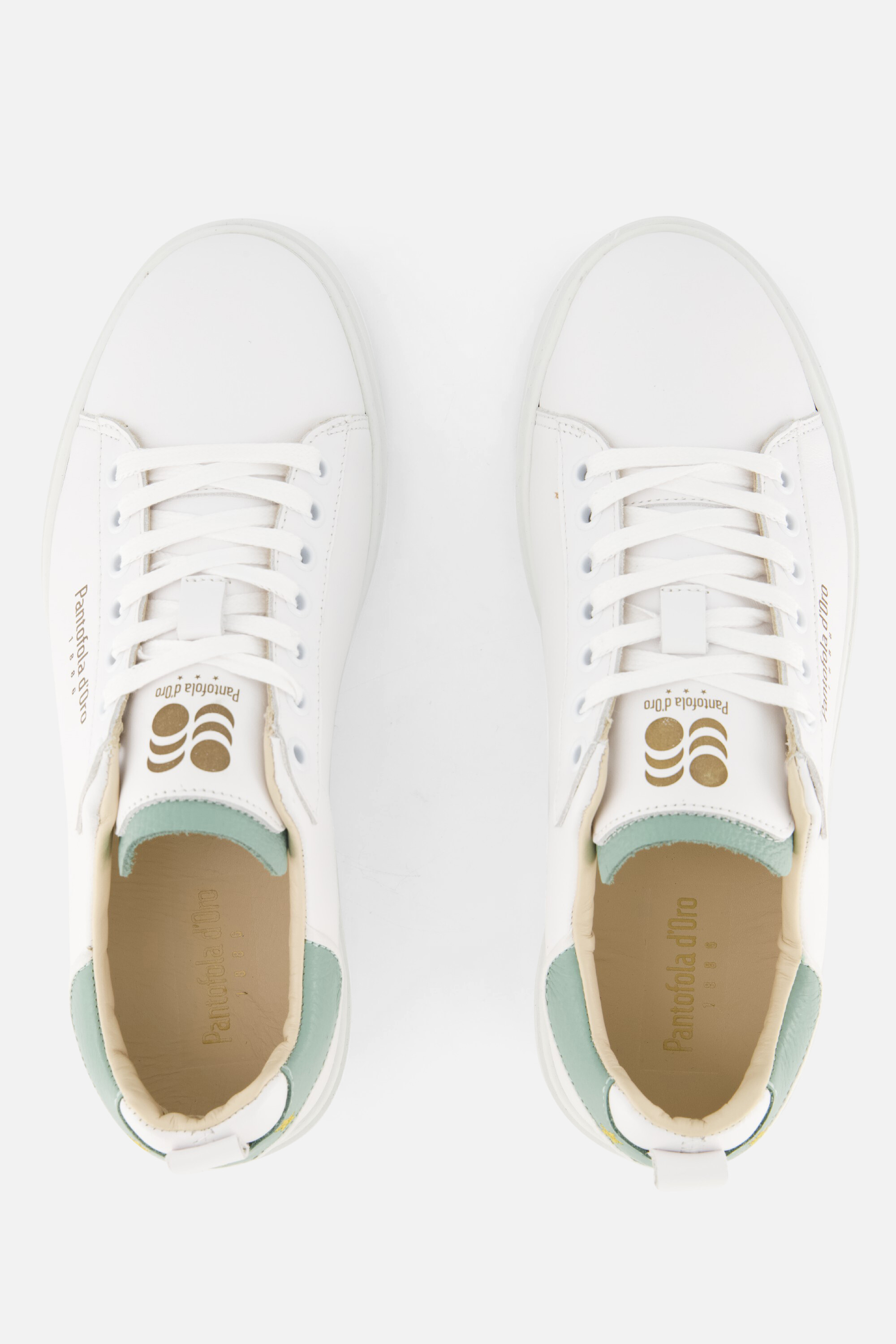 Pantofola d'Oro Elba Sneakers wit Suede afbeelding 3